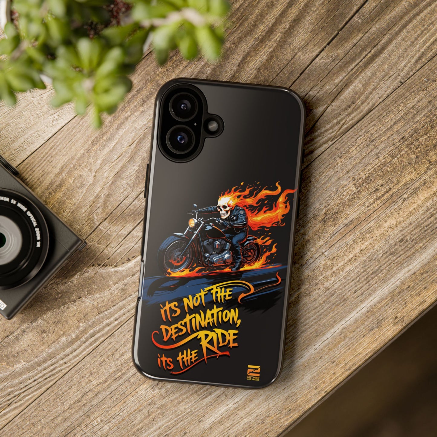 Motorcycle Rider Phone Case - "It's Not The Destination, It's The Ride"