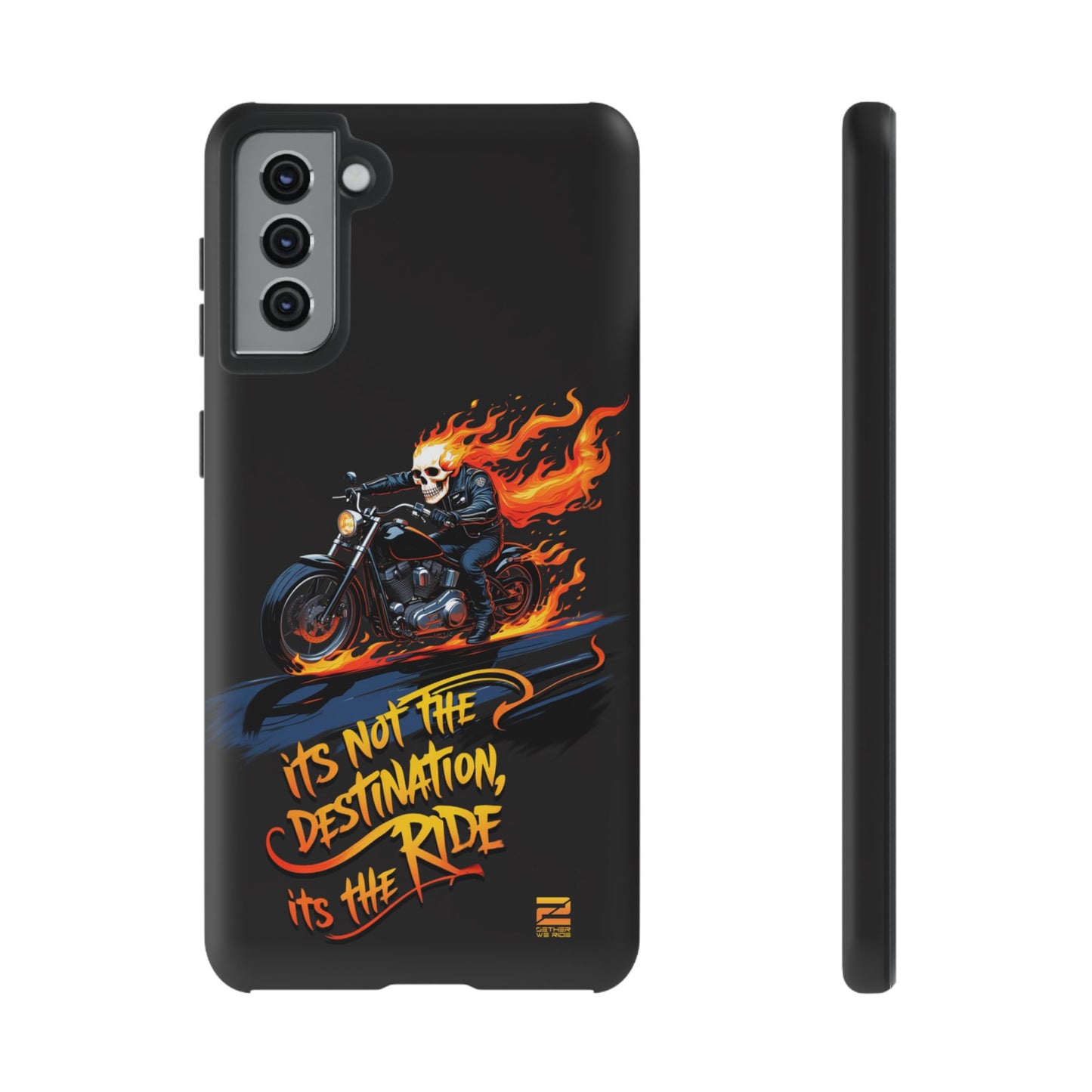Motorcycle Rider Phone Case - "It's Not The Destination, It's The Ride"