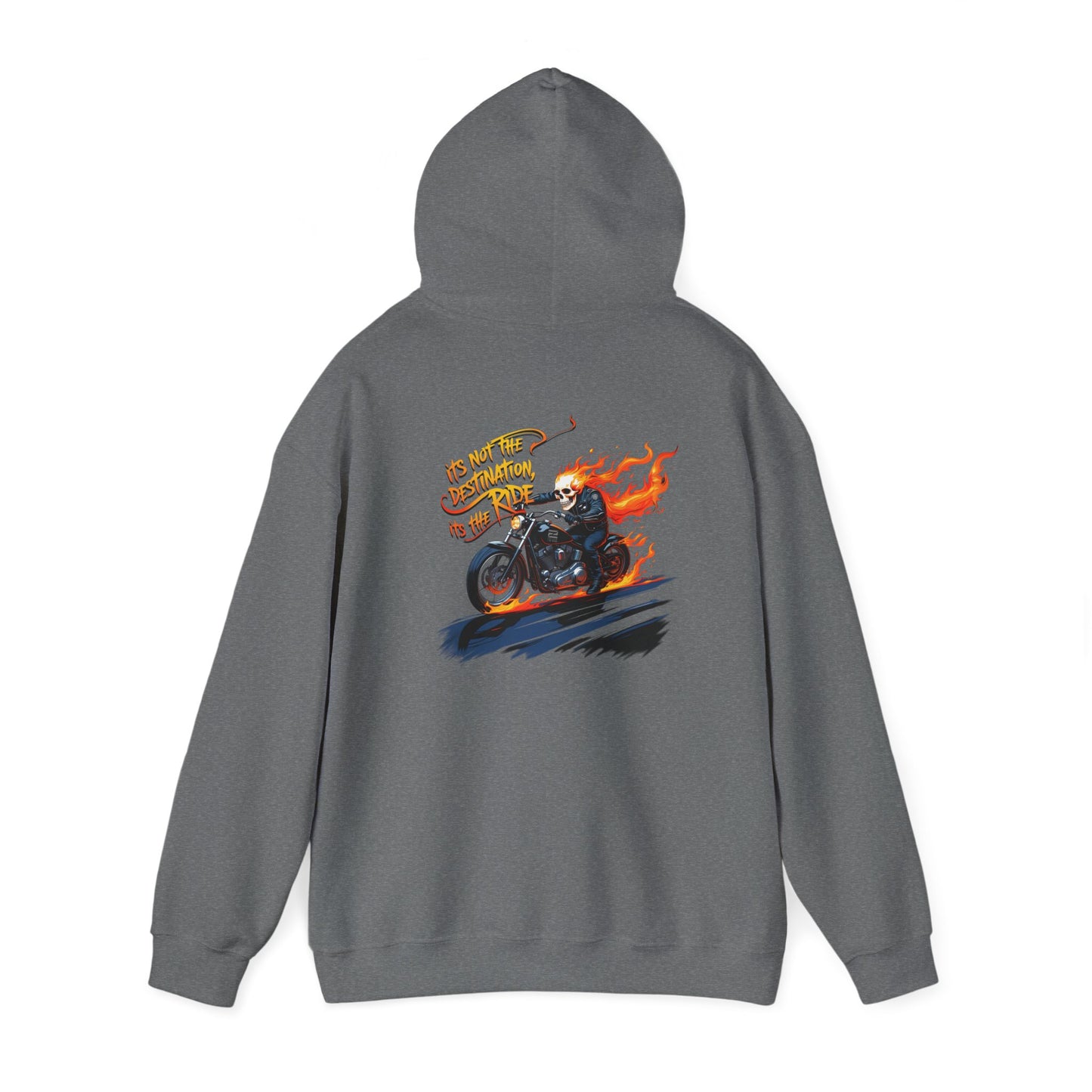 Motorcycle Inspired Apparel - Biker Spirit Hoodie - "It's Not the Destination, It's the Ride" Biker Hoodie