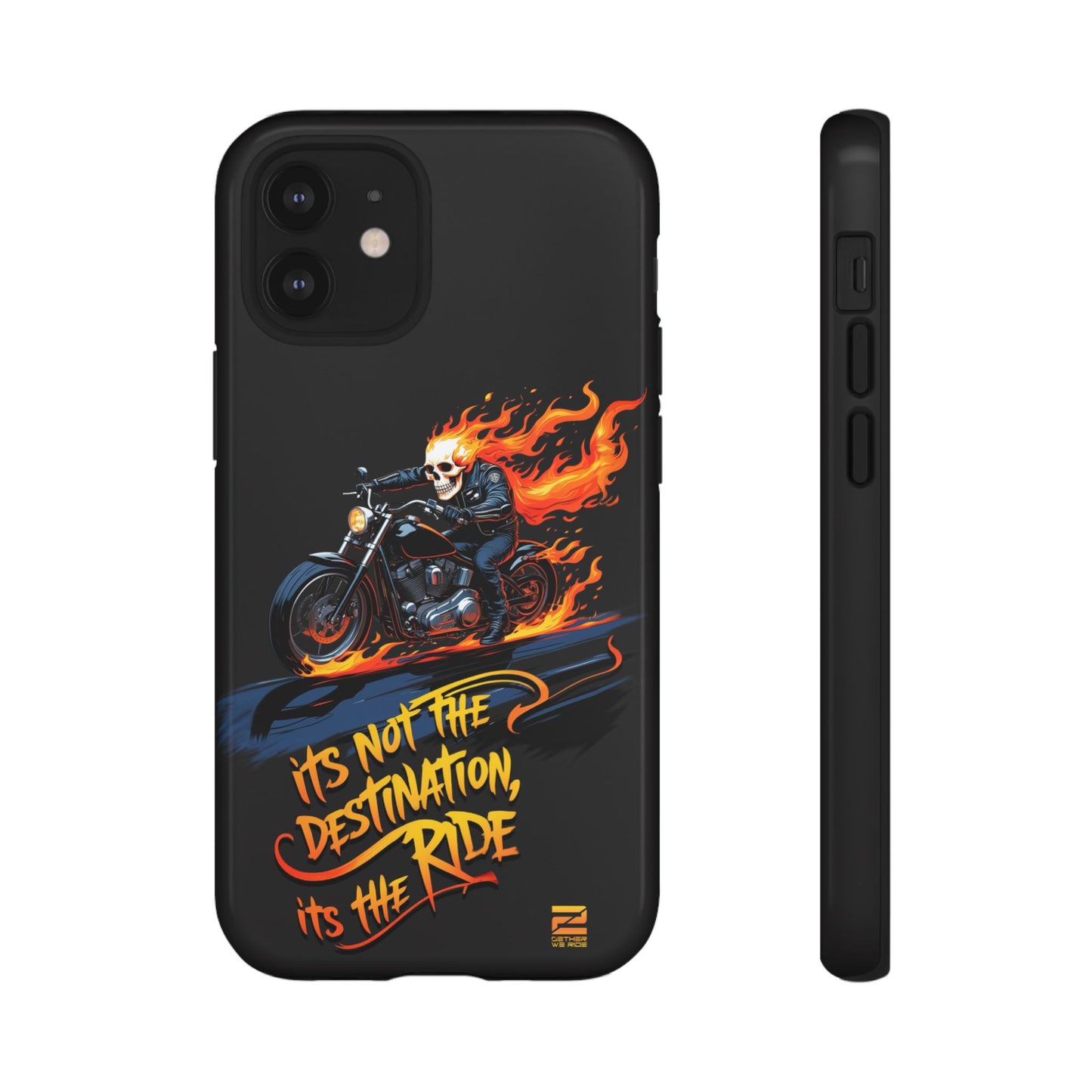 Motorcycle Rider Phone Case - "It's Not The Destination, It's The Ride"