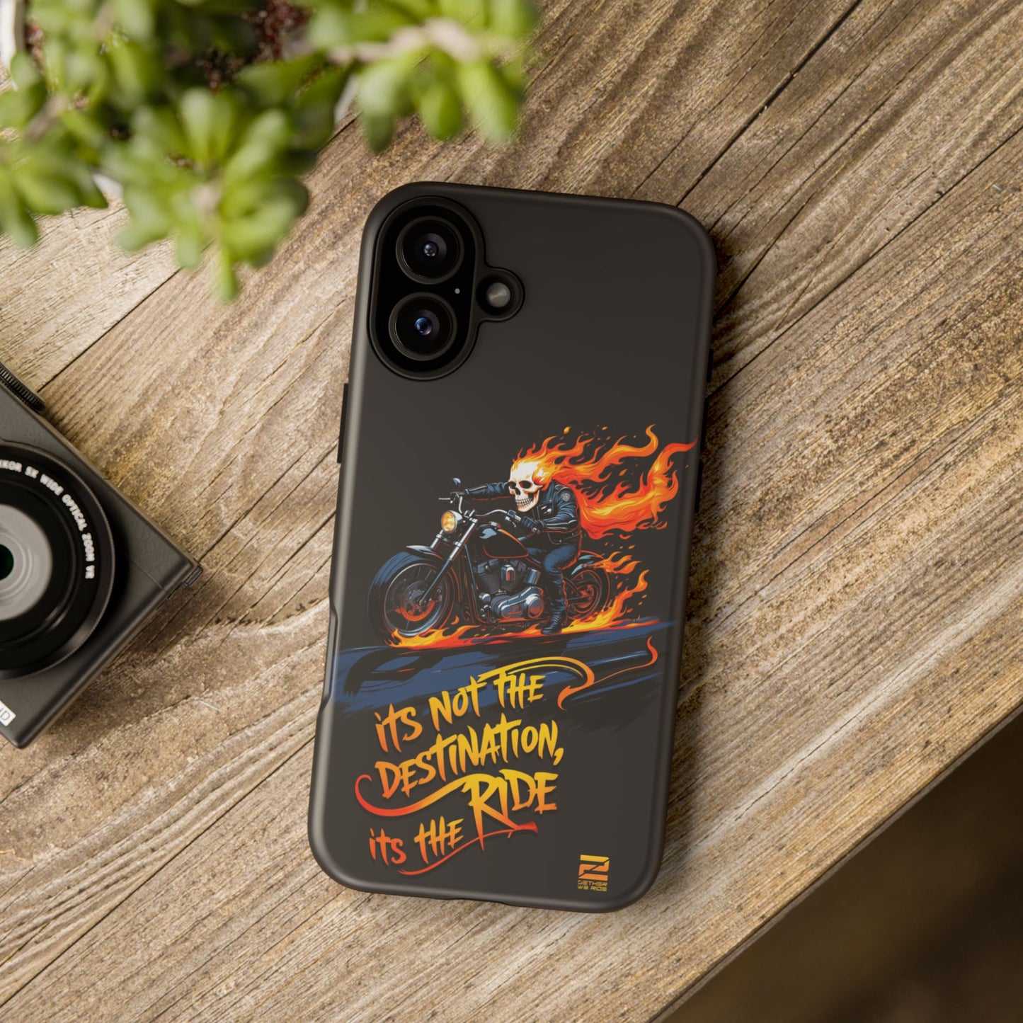 Motorcycle Rider Phone Case - "It's Not The Destination, It's The Ride"