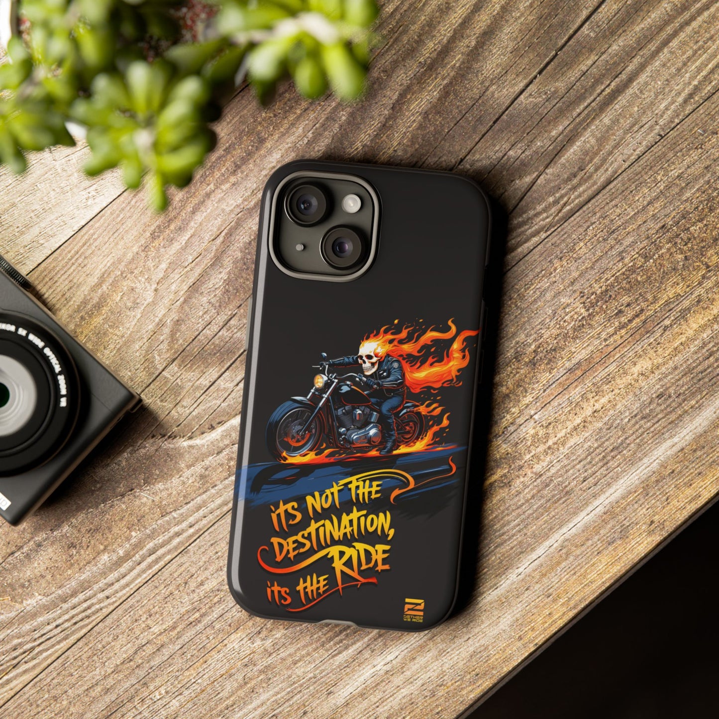Motorcycle Rider Phone Case - "It's Not The Destination, It's The Ride"