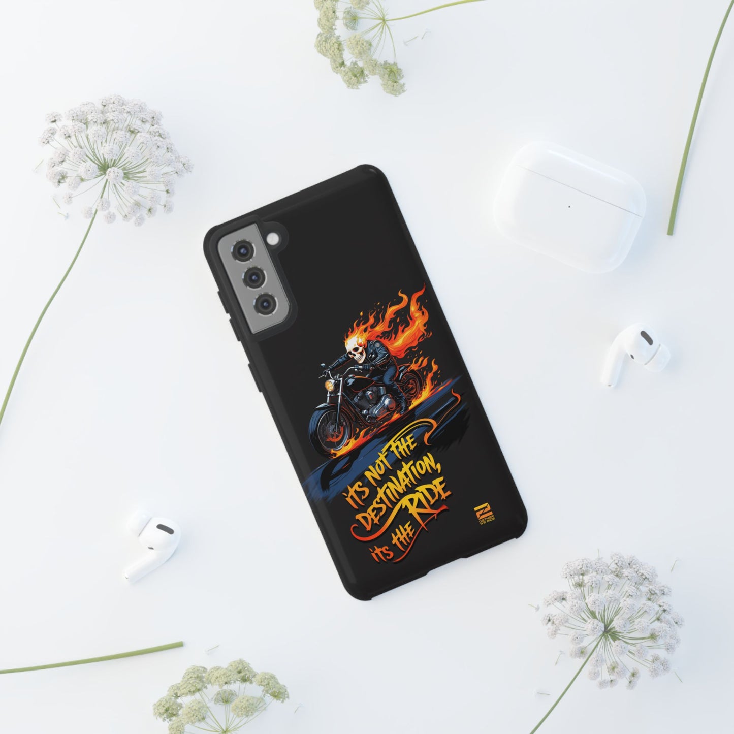Motorcycle Rider Phone Case - "It's Not The Destination, It's The Ride"