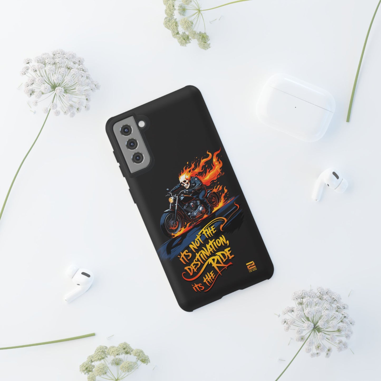 Motorcycle Rider Phone Case - "It's Not The Destination, It's The Ride"