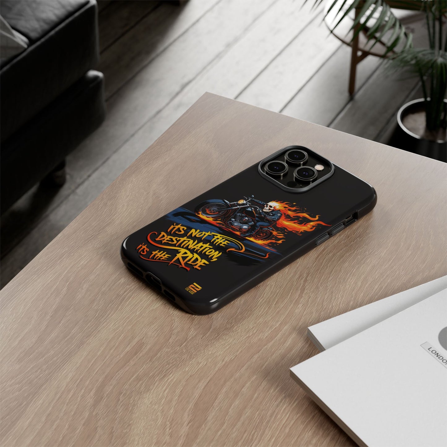 Motorcycle Rider Phone Case - "It's Not The Destination, It's The Ride"
