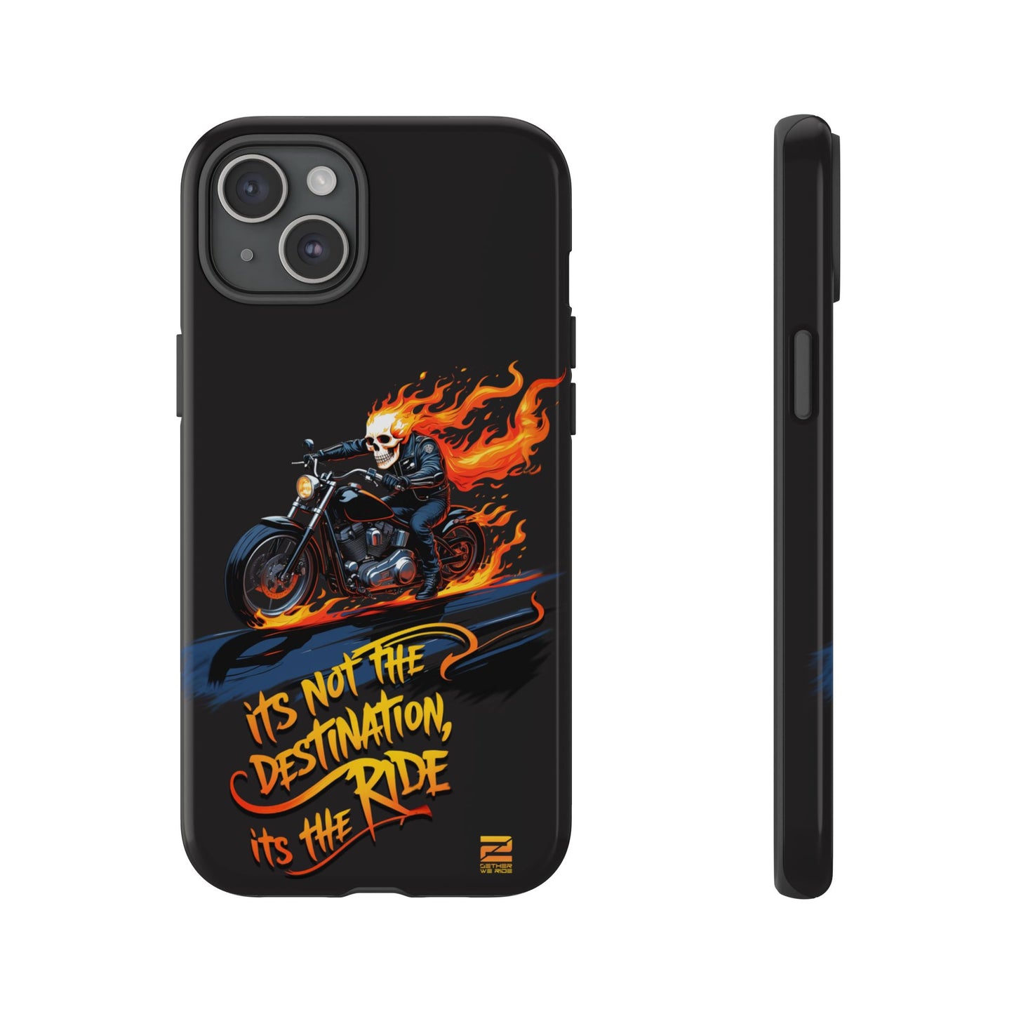 Motorcycle Rider Phone Case - "It's Not The Destination, It's The Ride"