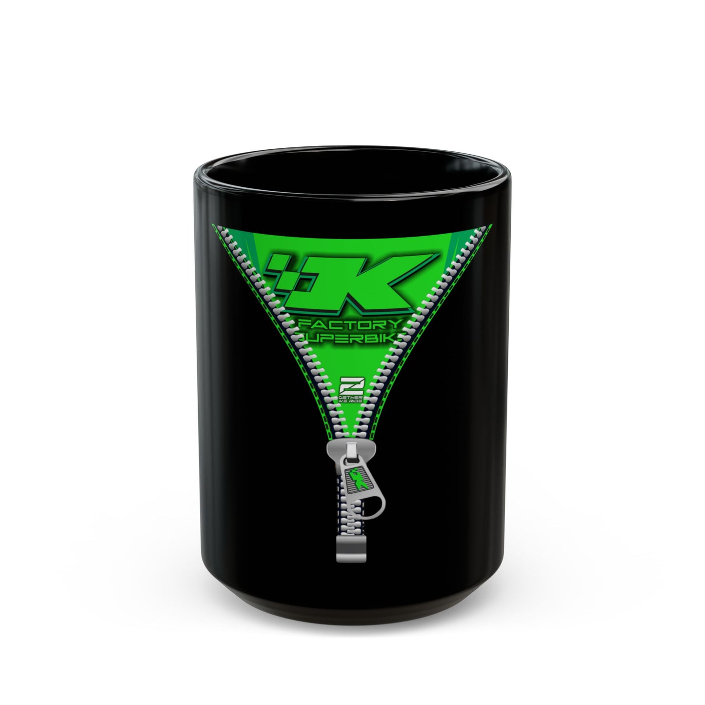Kawasaki Inspired Lifestyle. Kawasaki Super Bike Designer Black Coffee Mug