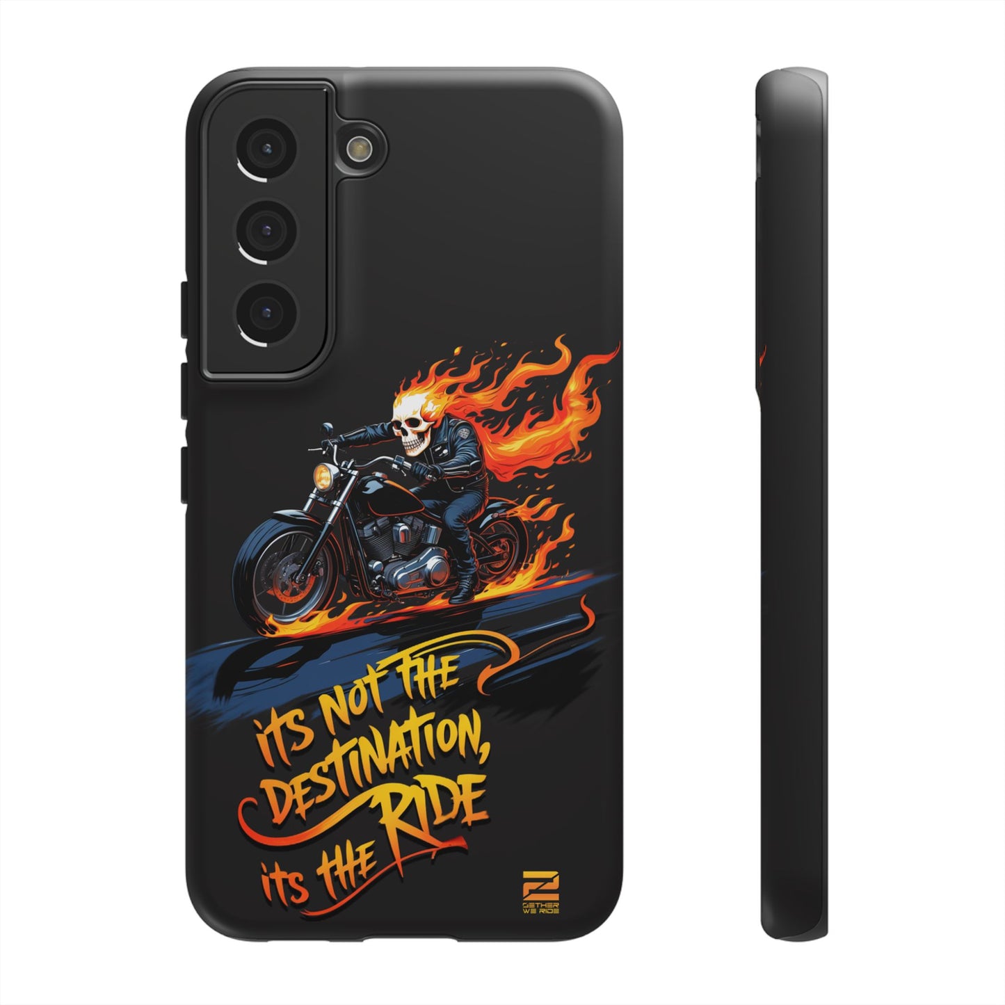 Motorcycle Rider Phone Case - "It's Not The Destination, It's The Ride"