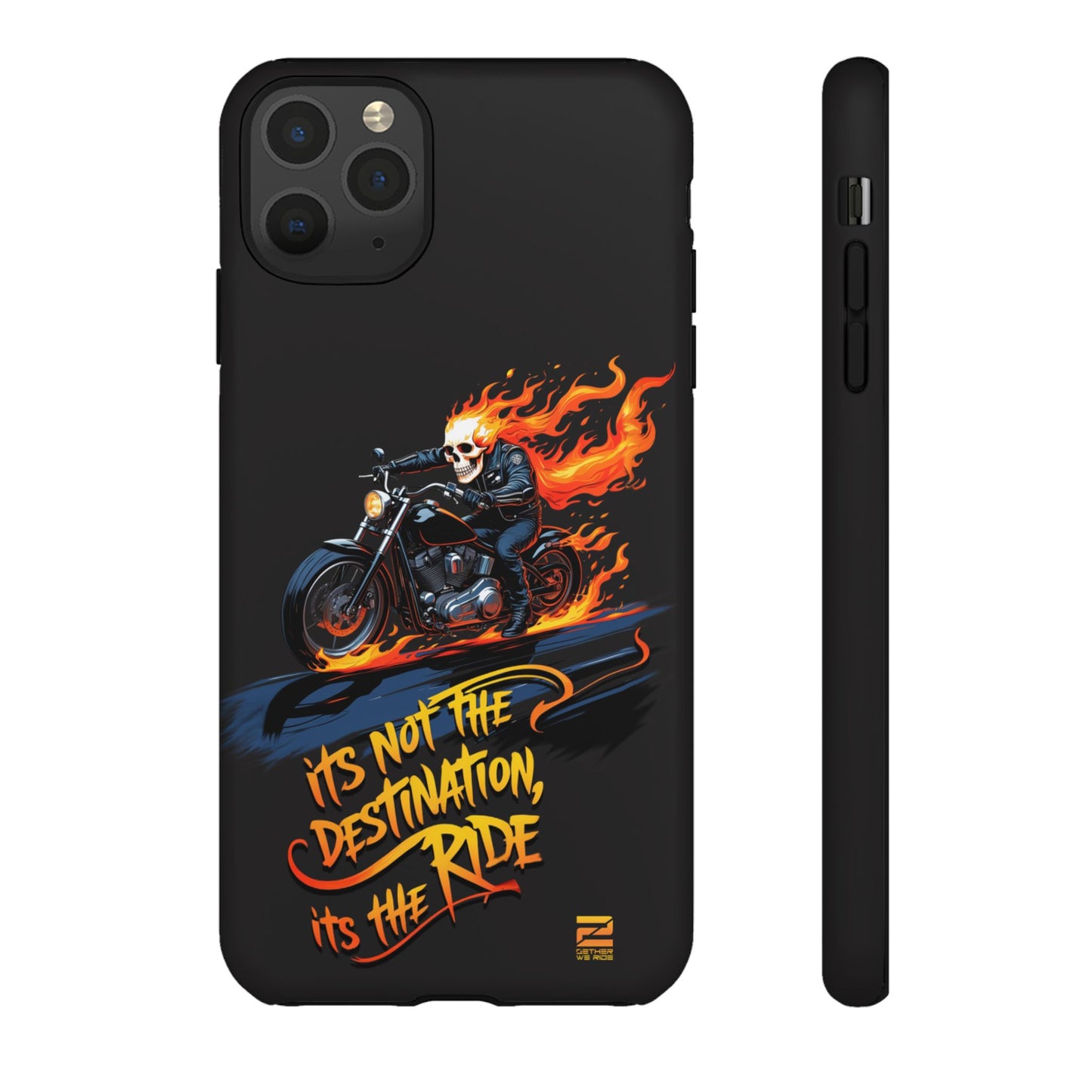 Motorcycle Rider Phone Case - "It's Not The Destination, It's The Ride"