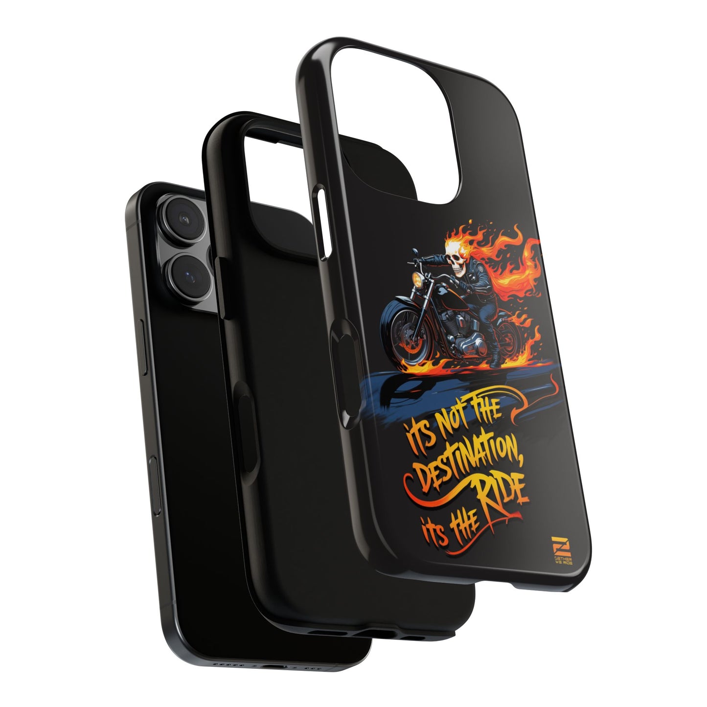 Motorcycle Rider Phone Case - "It's Not The Destination, It's The Ride"
