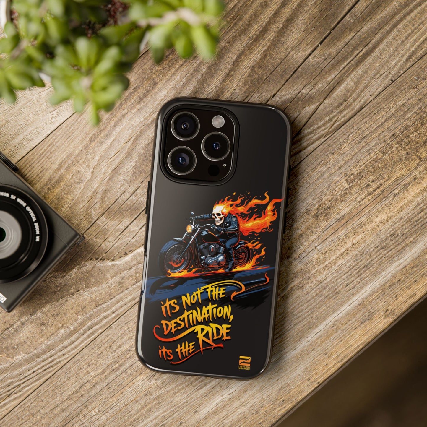 Motorcycle Rider Phone Case - "It's Not The Destination, It's The Ride"