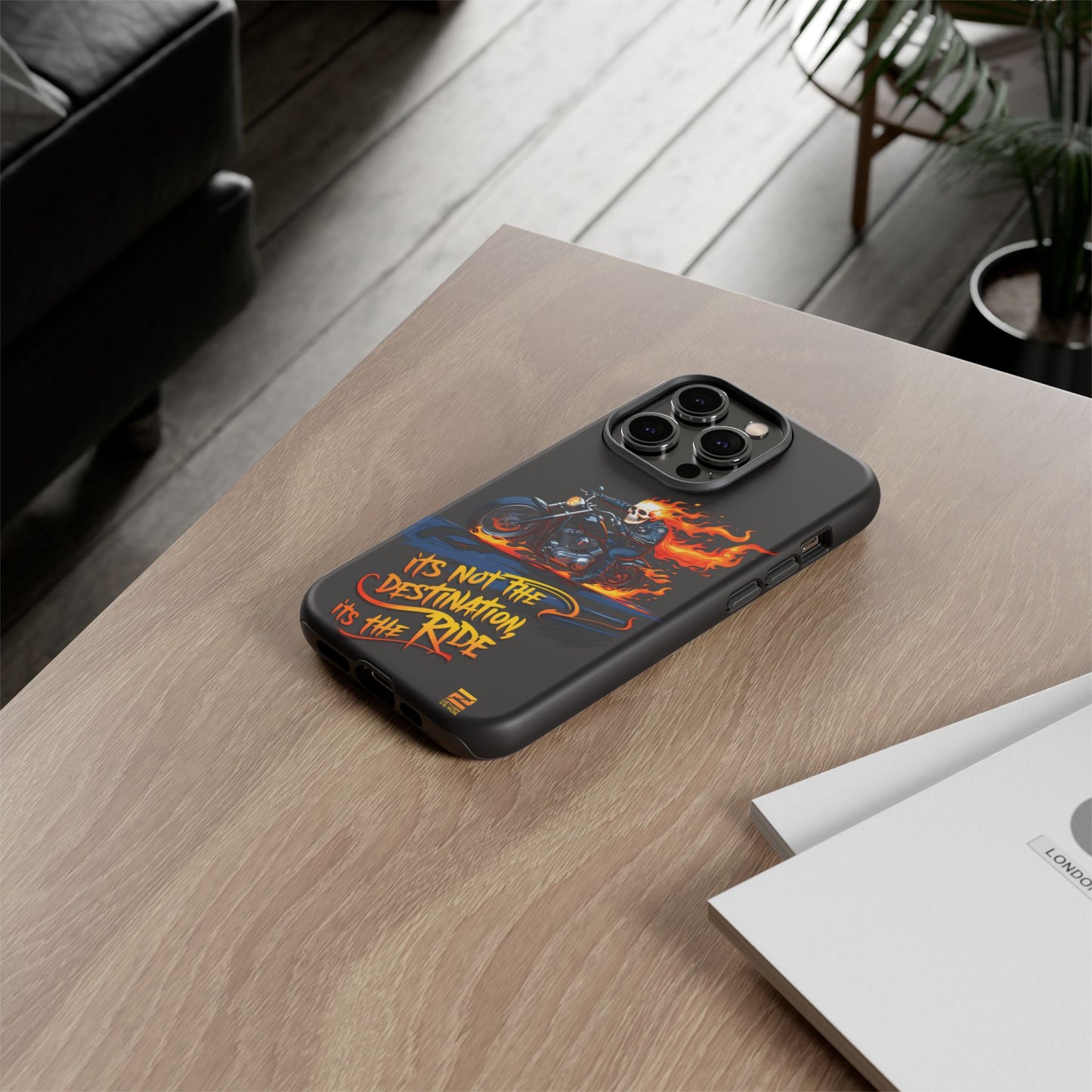 Motorcycle Rider Phone Case - "It's Not The Destination, It's The Ride"