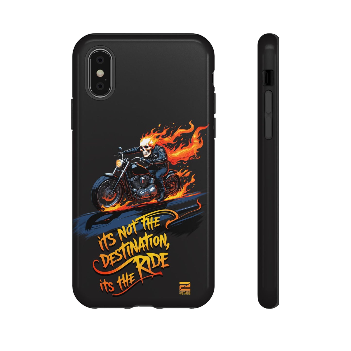 Motorcycle Rider Phone Case - "It's Not The Destination, It's The Ride"