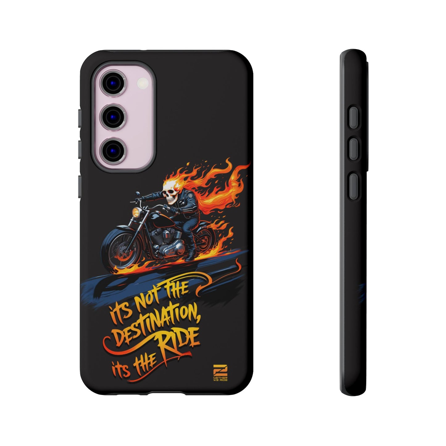 Motorcycle Rider Phone Case - "It's Not The Destination, It's The Ride"