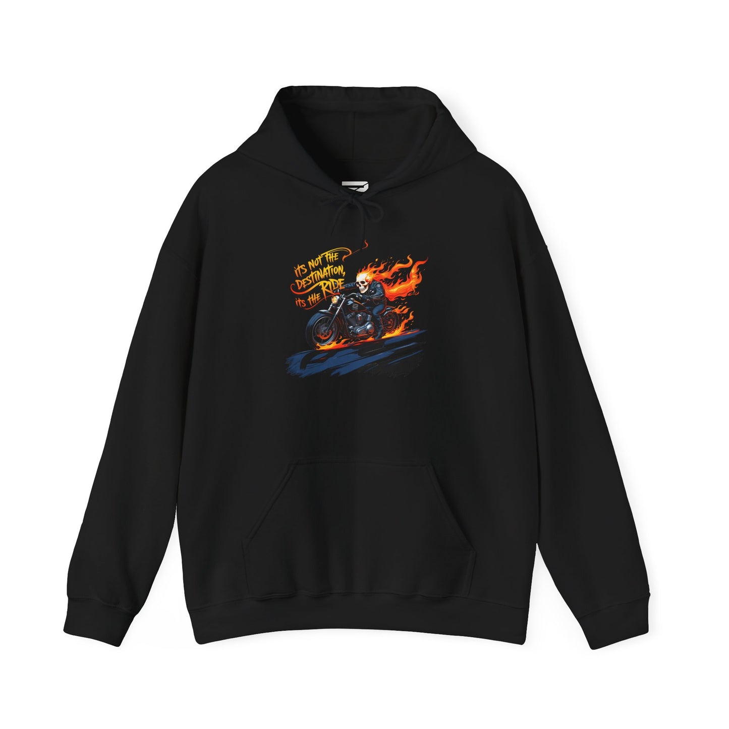 Motorcycle Inspired Apparel - Biker Spirit Hoodie - "It's Not the Destination, It's the Ride" Biker Hoodie