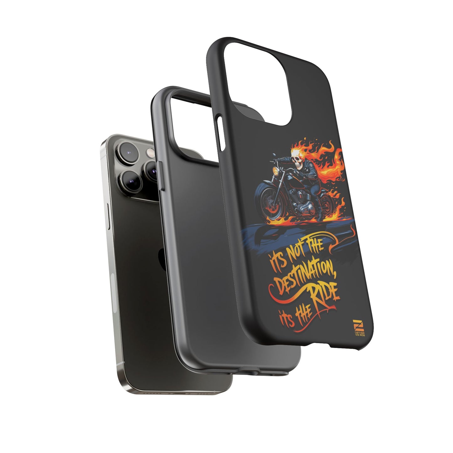 Motorcycle Rider Phone Case - "It's Not The Destination, It's The Ride"