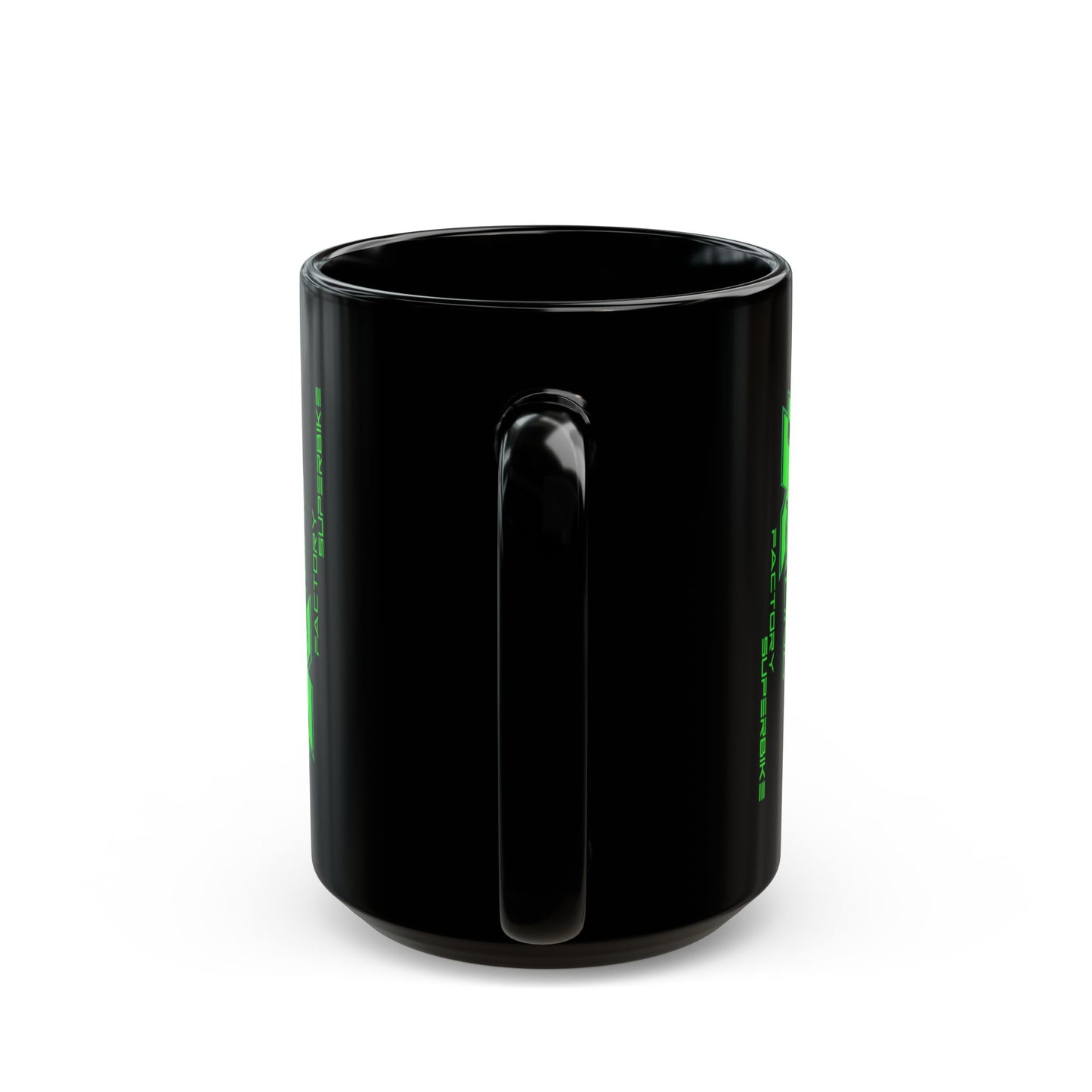 Kawasaki Inspired Lifestyle. Kawasaki Super Bike Designer Black Coffee Mug