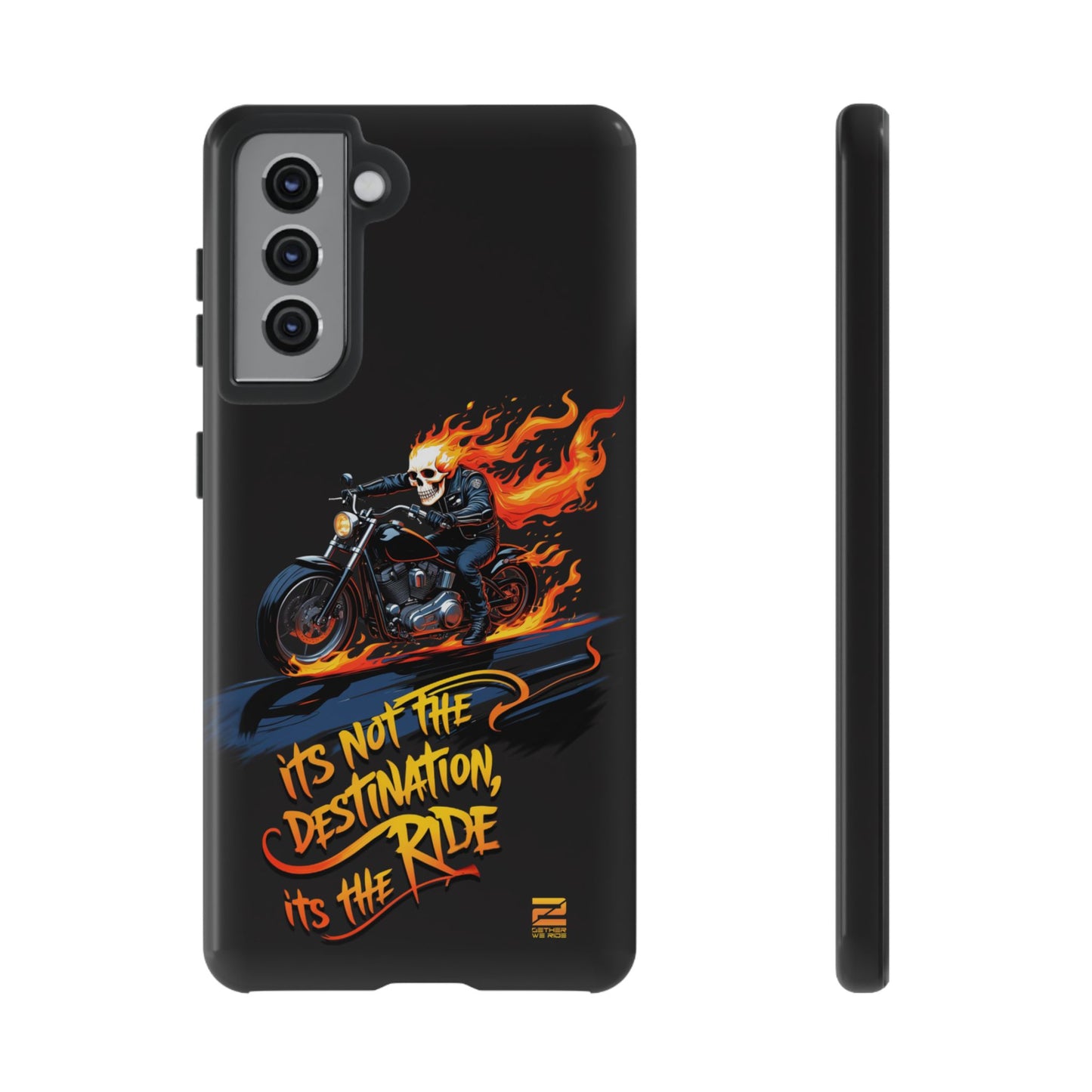 Motorcycle Rider Phone Case - "It's Not The Destination, It's The Ride"
