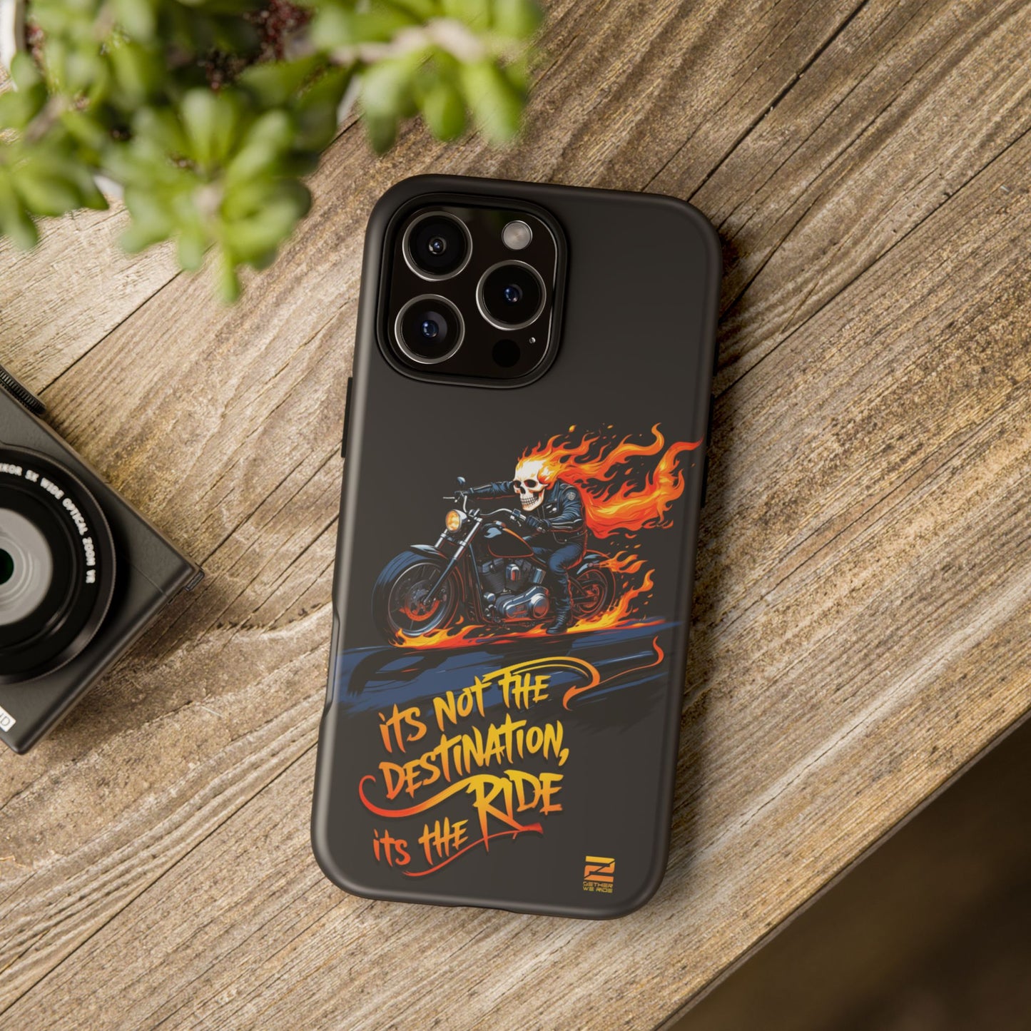 Motorcycle Rider Phone Case - "It's Not The Destination, It's The Ride"