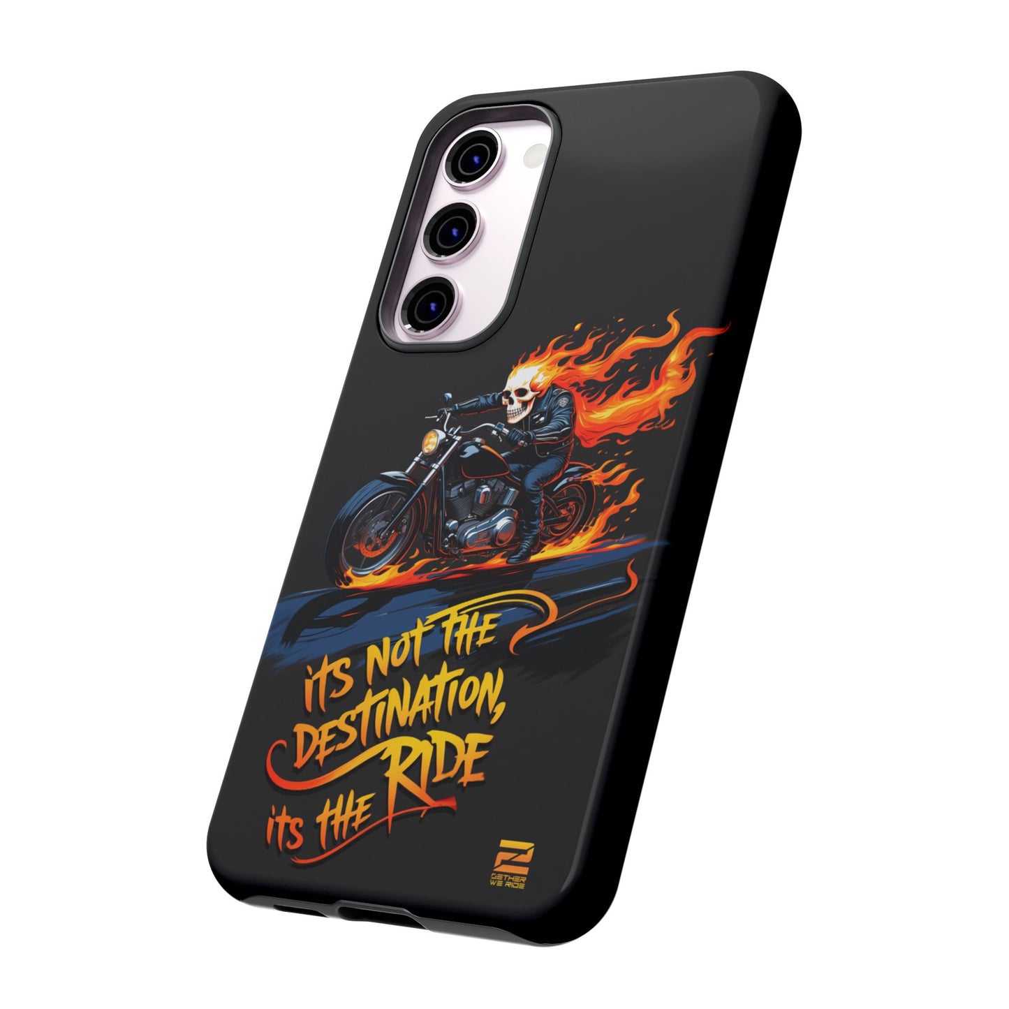 Motorcycle Rider Phone Case - "It's Not The Destination, It's The Ride"