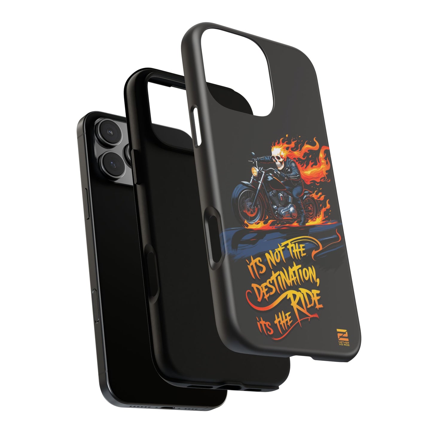 Motorcycle Rider Phone Case - "It's Not The Destination, It's The Ride"