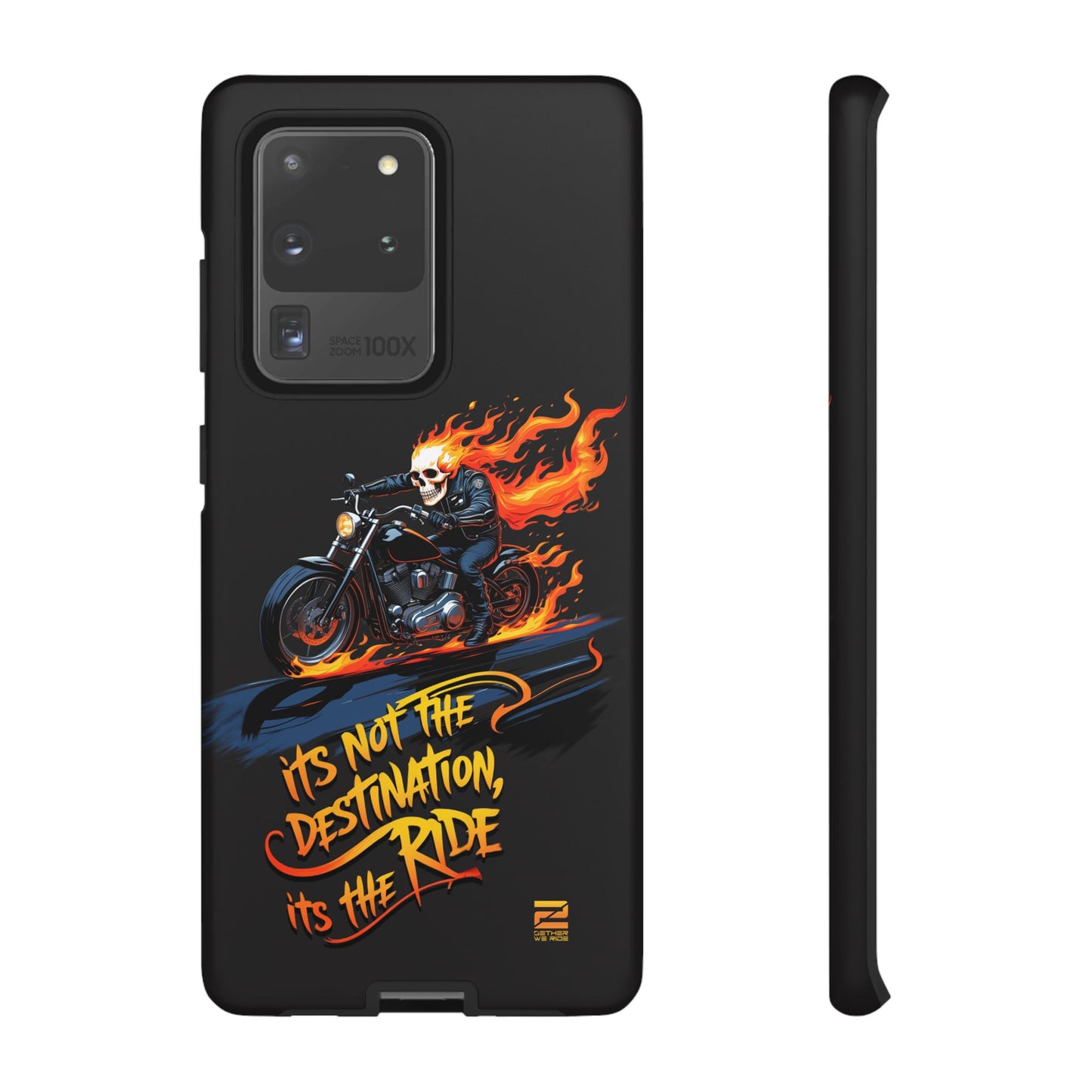 Motorcycle Rider Phone Case - "It's Not The Destination, It's The Ride"