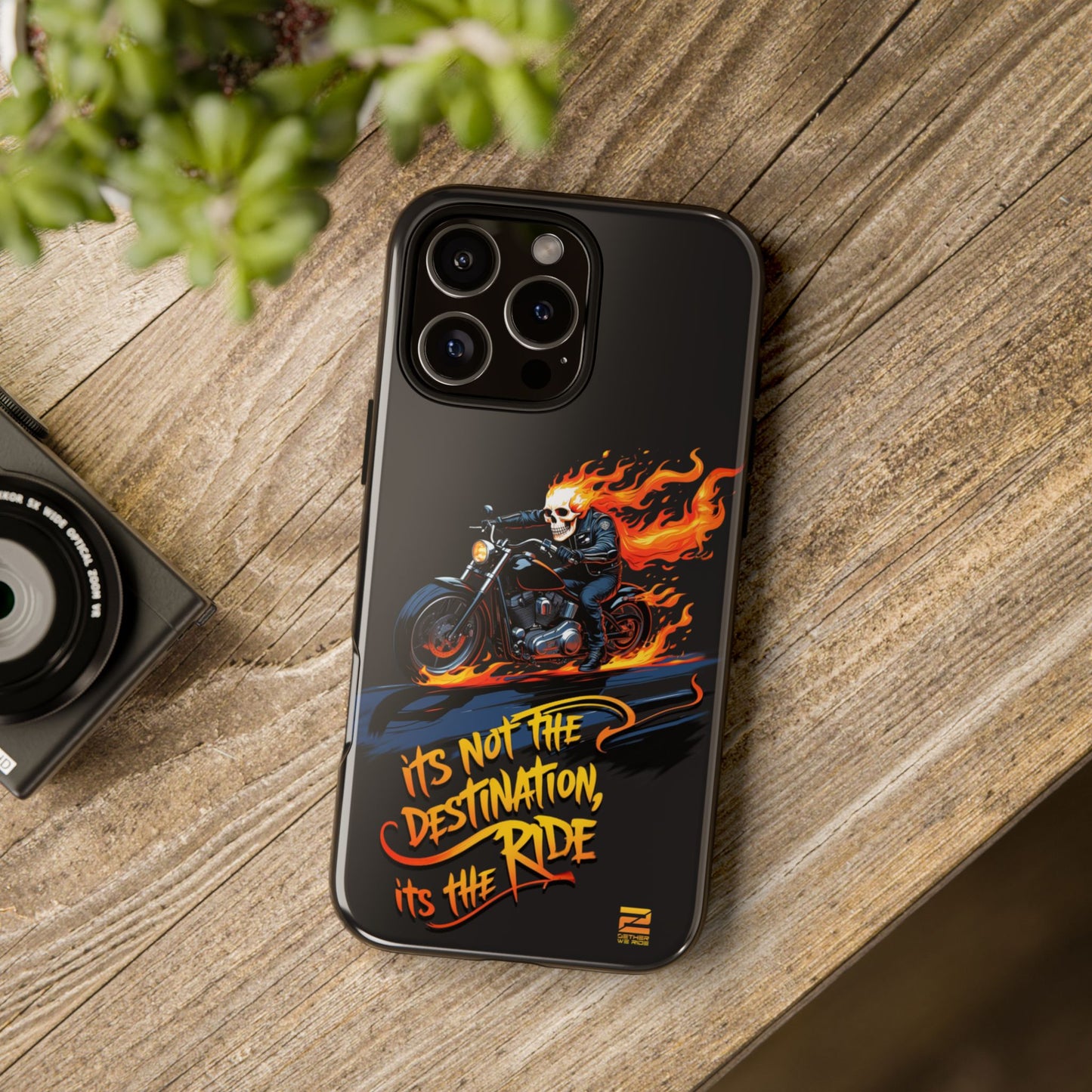 Motorcycle Rider Phone Case - "It's Not The Destination, It's The Ride"
