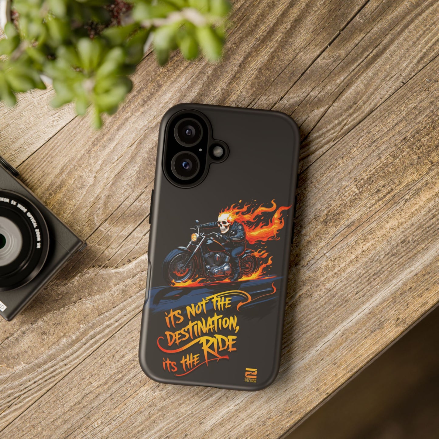 Motorcycle Rider Phone Case - "It's Not The Destination, It's The Ride"