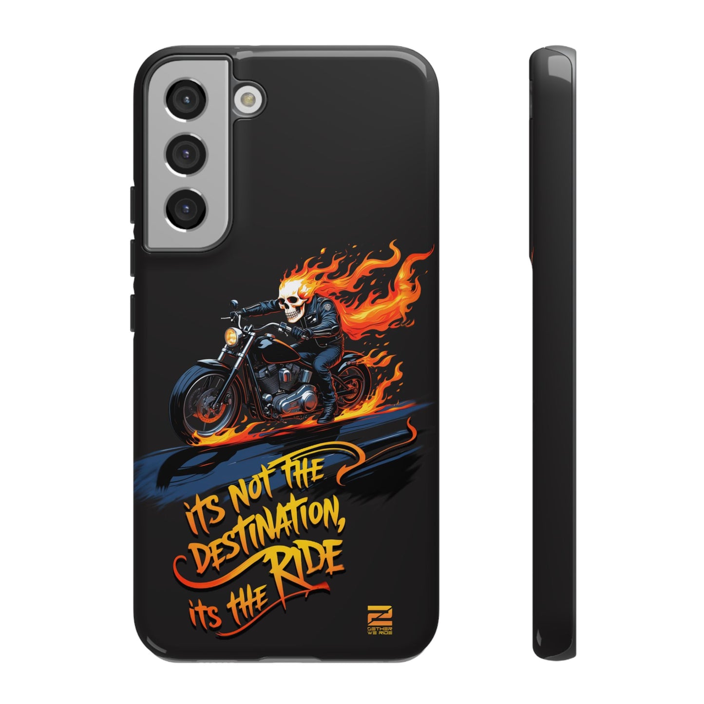 Motorcycle Rider Phone Case - "It's Not The Destination, It's The Ride"