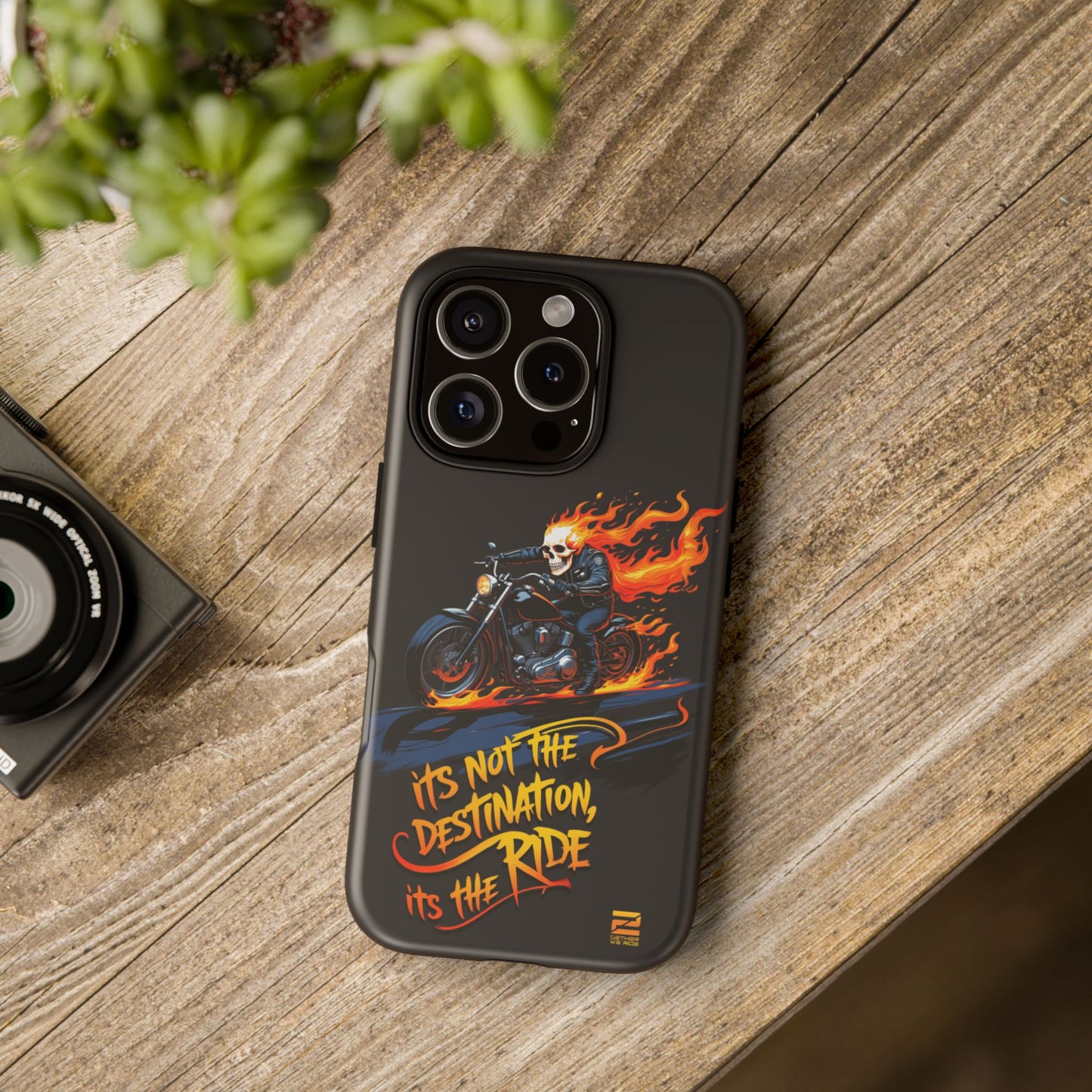 Motorcycle Rider Phone Case - "It's Not The Destination, It's The Ride"