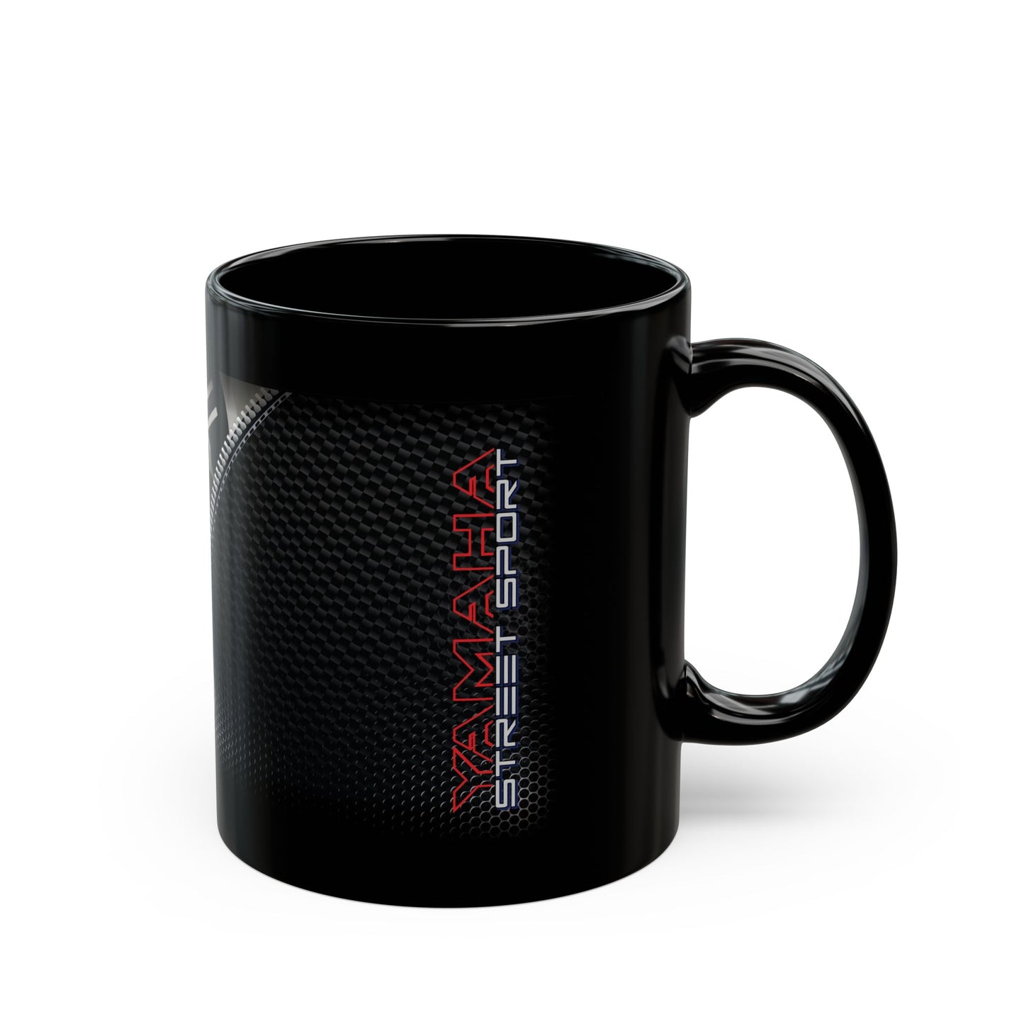 Yamaha Inspired Lifestyle. Yamaha Inspired Designer Black Coffee Mug