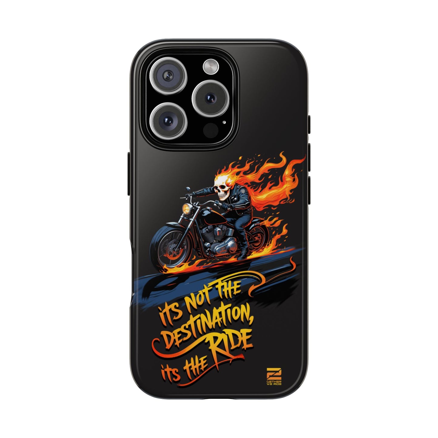 Motorcycle Rider Phone Case - "It's Not The Destination, It's The Ride"