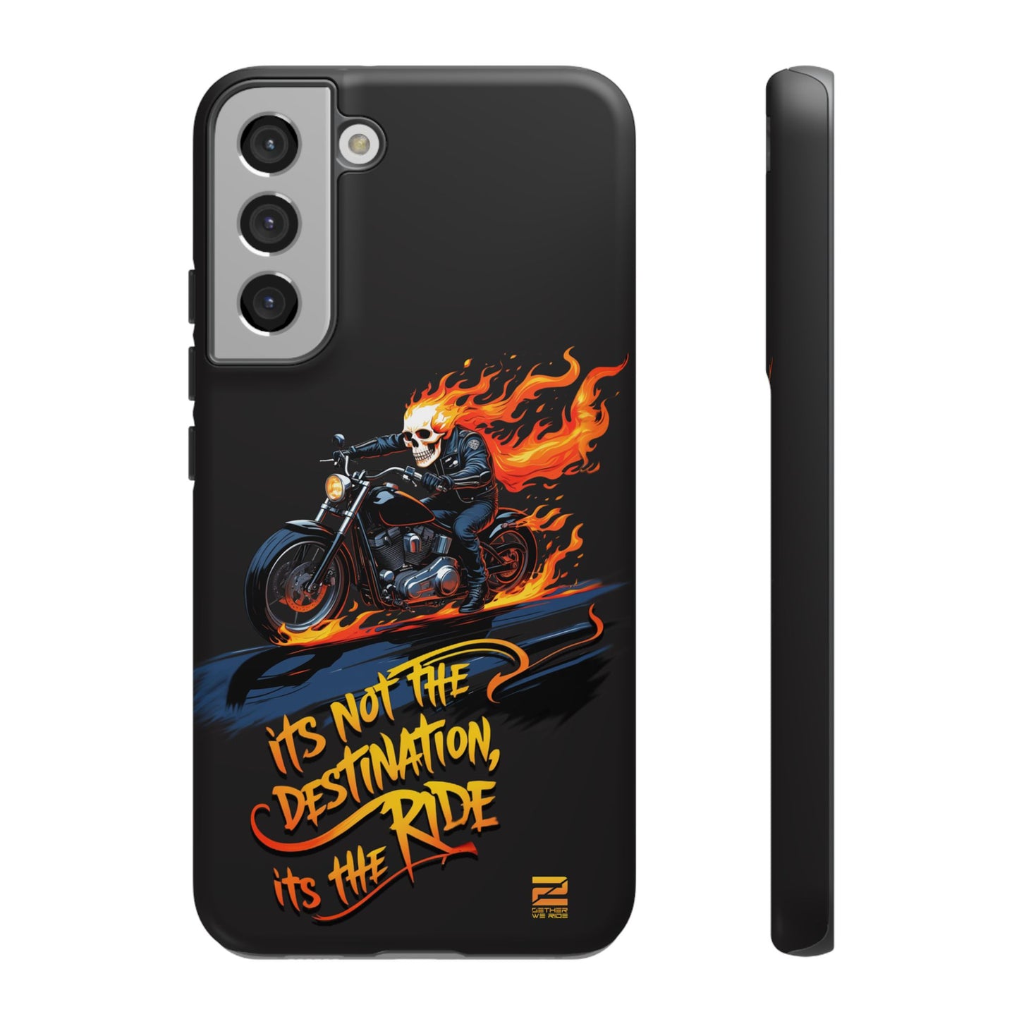Motorcycle Rider Phone Case - "It's Not The Destination, It's The Ride"