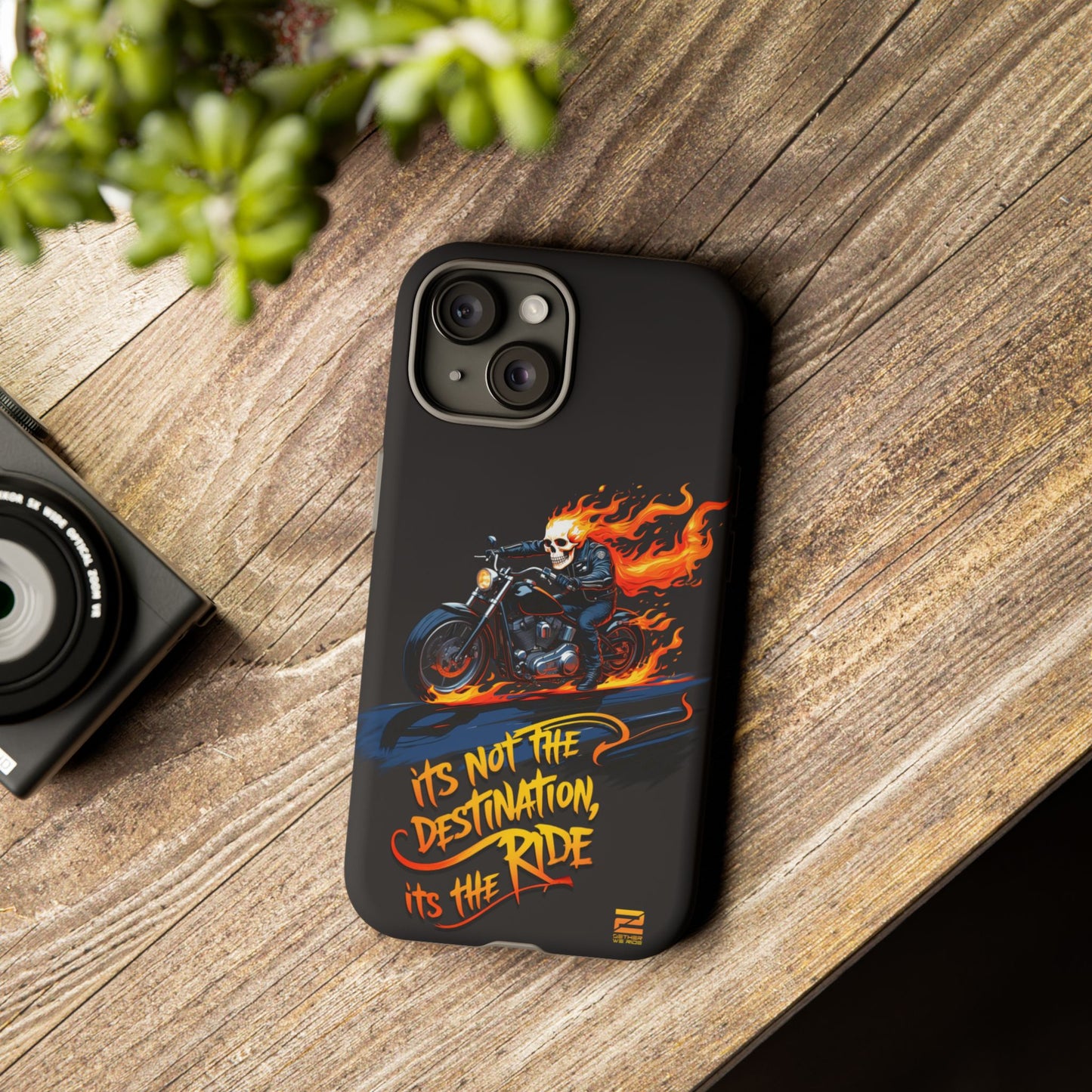Motorcycle Rider Phone Case - "It's Not The Destination, It's The Ride"