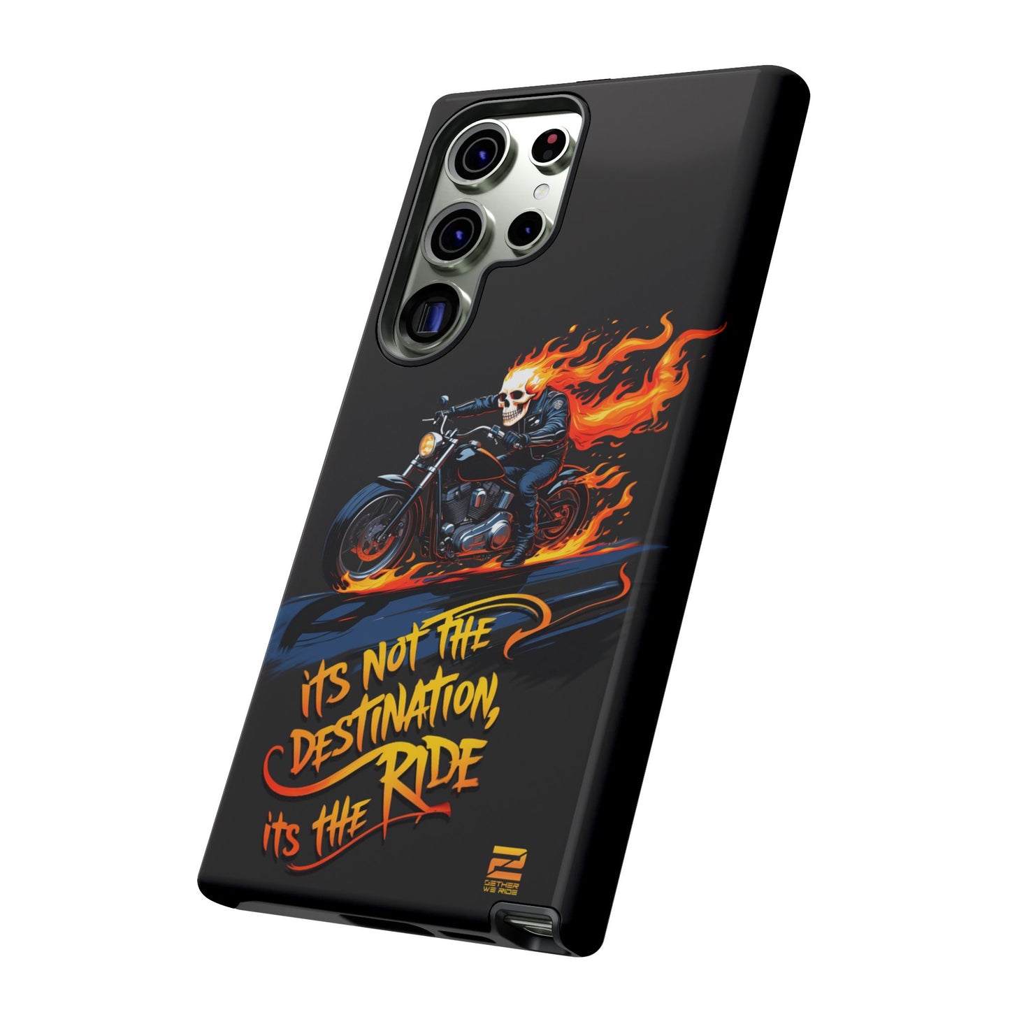Motorcycle Rider Phone Case - "It's Not The Destination, It's The Ride"