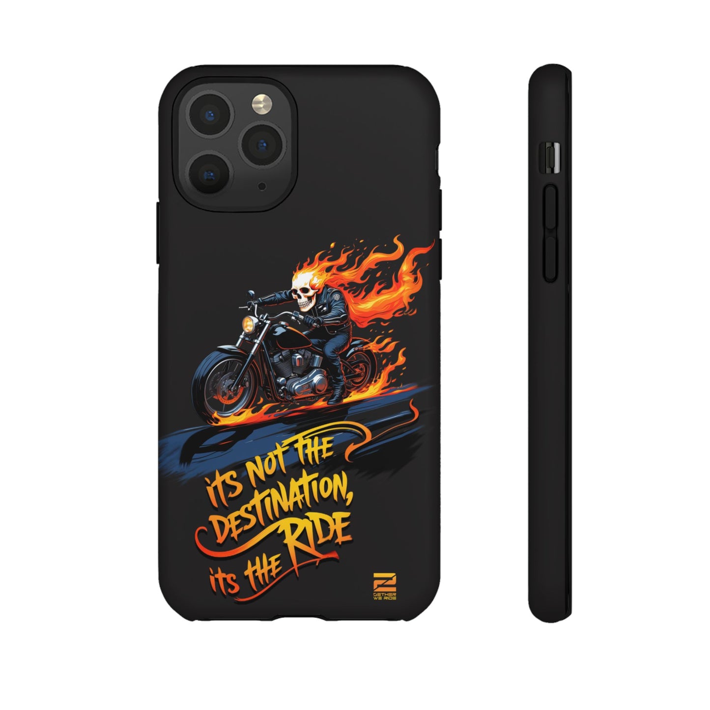Motorcycle Rider Phone Case - "It's Not The Destination, It's The Ride"