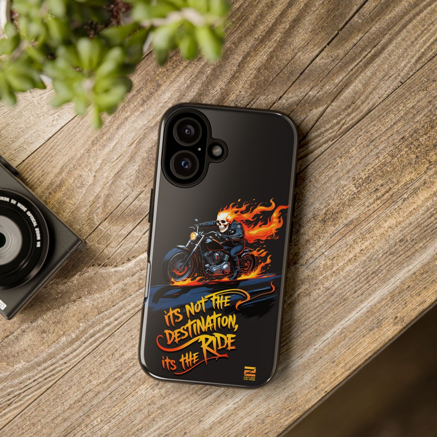 Motorcycle Rider Phone Case - "It's Not The Destination, It's The Ride"
