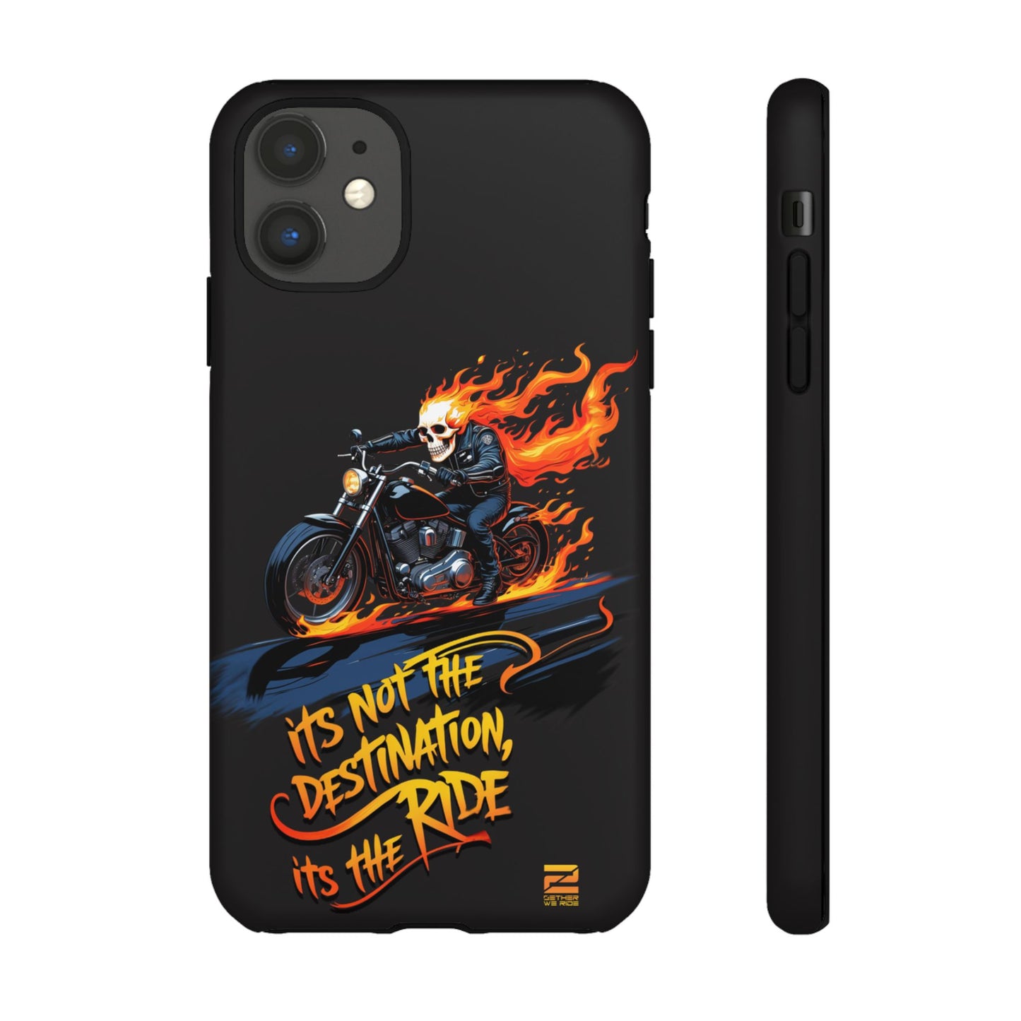 Motorcycle Rider Phone Case - "It's Not The Destination, It's The Ride"