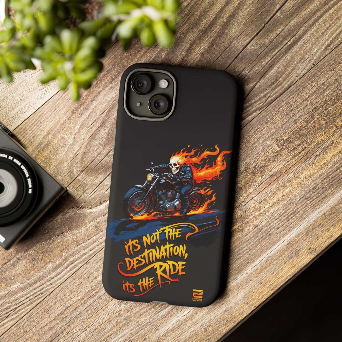 Motorcycle Rider Phone Case - "It's Not The Destination, It's The Ride"