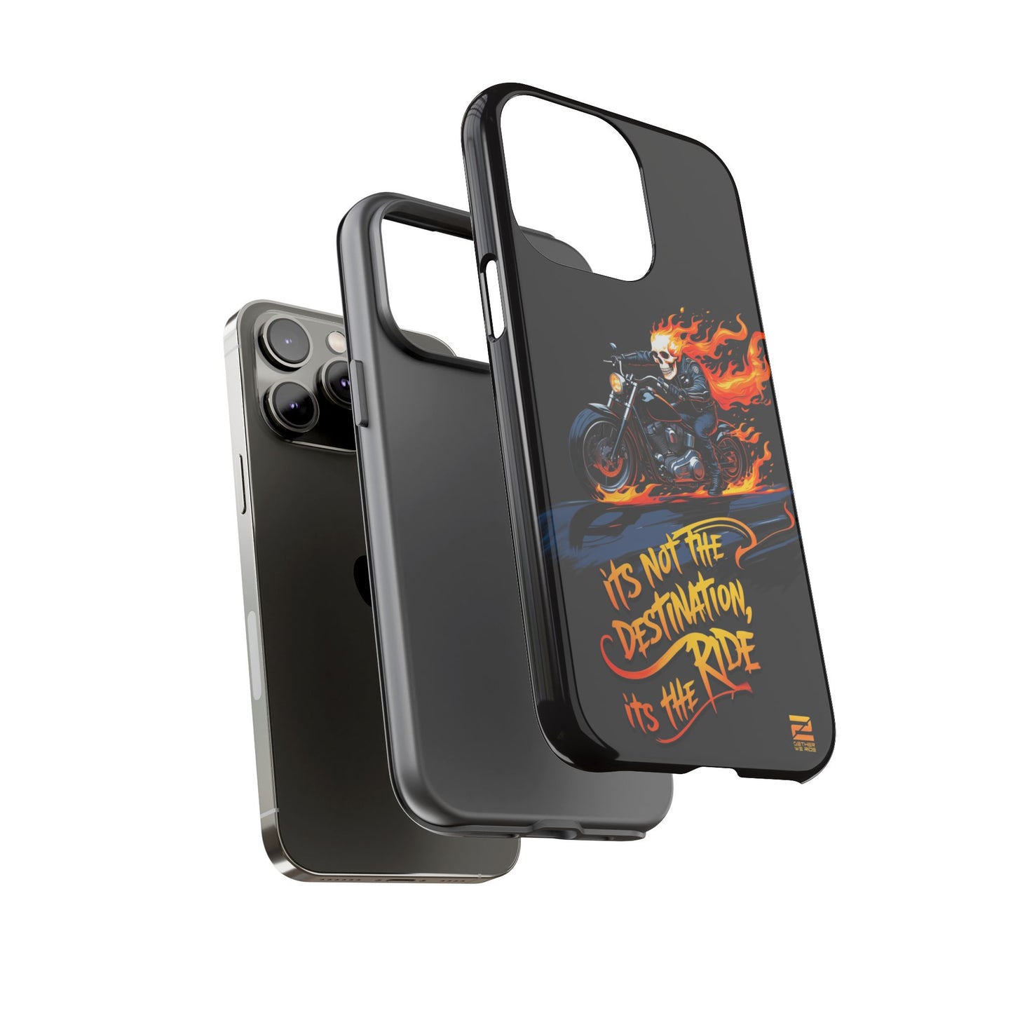 Motorcycle Rider Phone Case - "It's Not The Destination, It's The Ride"