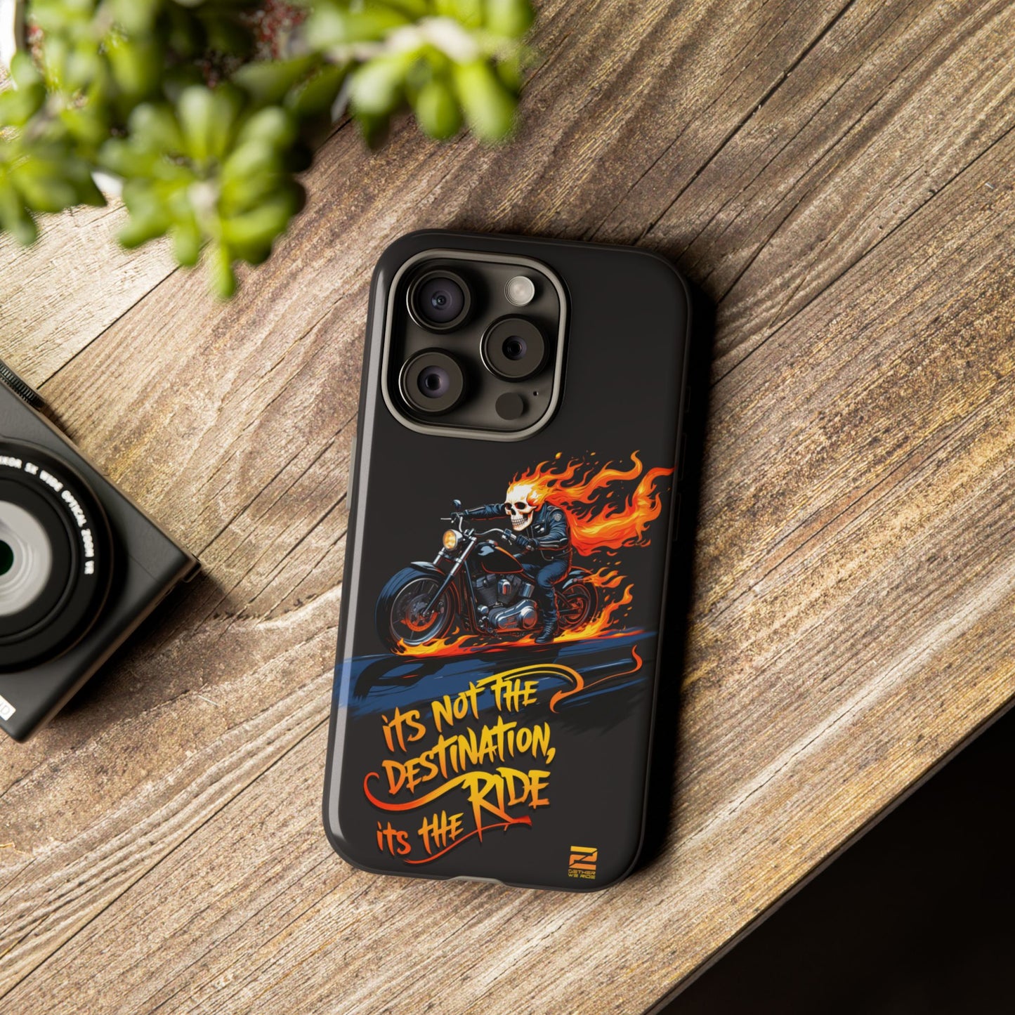 Motorcycle Rider Phone Case - "It's Not The Destination, It's The Ride"