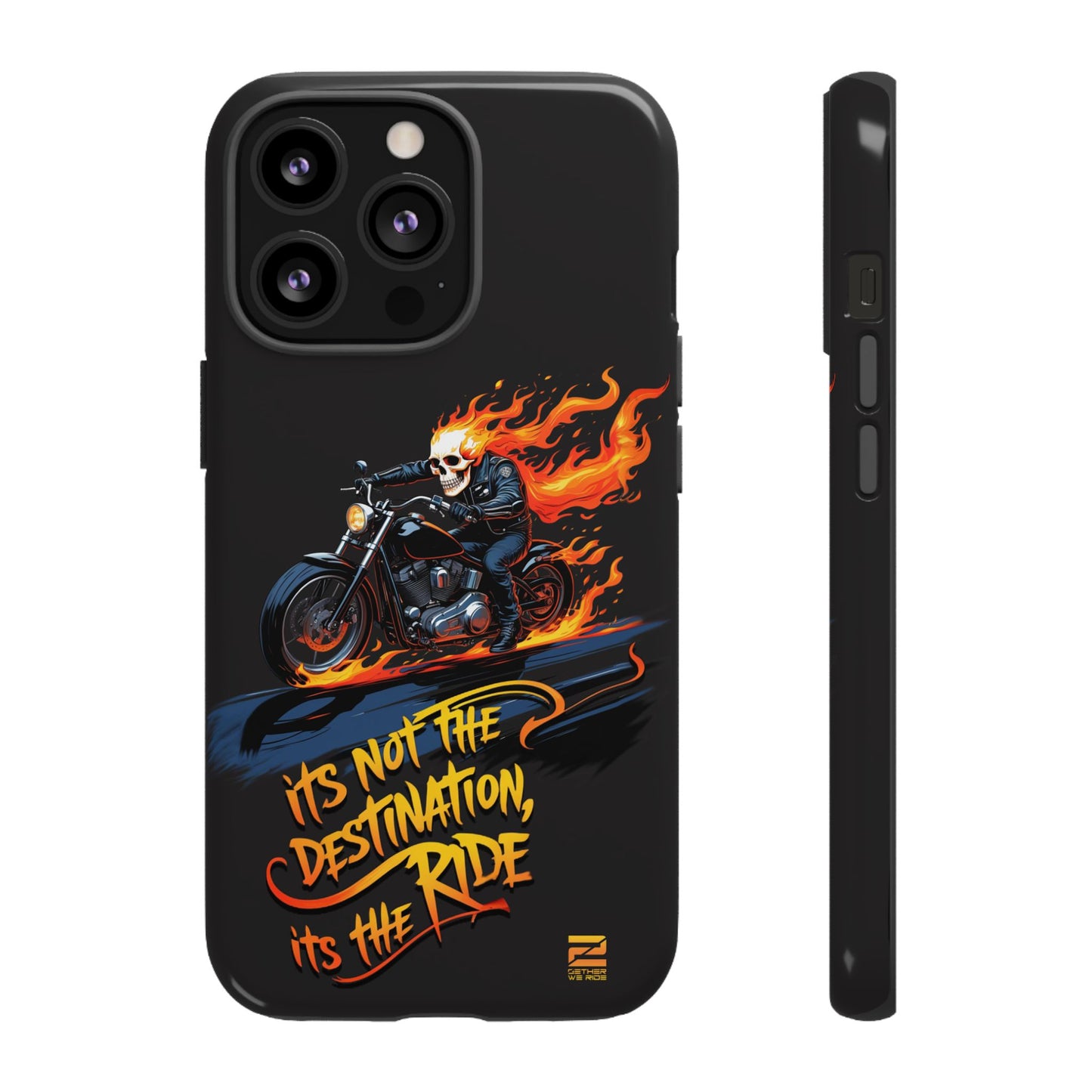 Motorcycle Rider Phone Case - "It's Not The Destination, It's The Ride"