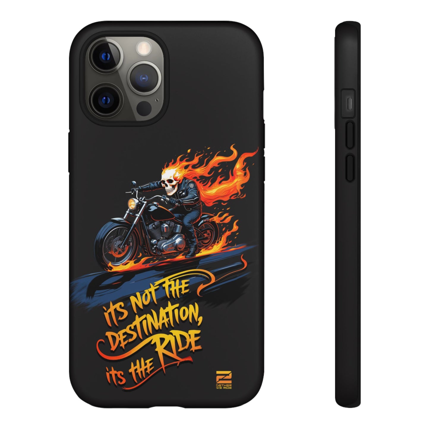 Motorcycle Rider Phone Case - "It's Not The Destination, It's The Ride"