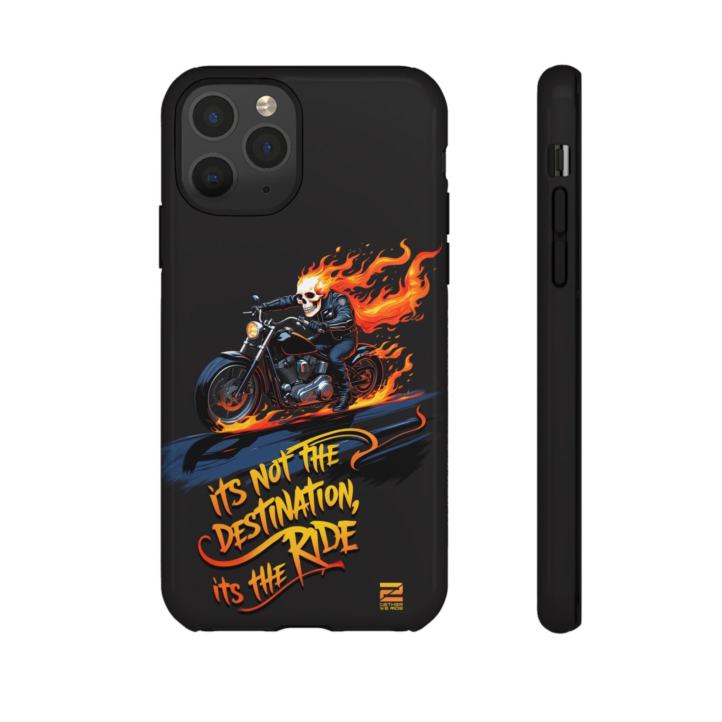 Motorcycle Rider Phone Case - "It's Not The Destination, It's The Ride"