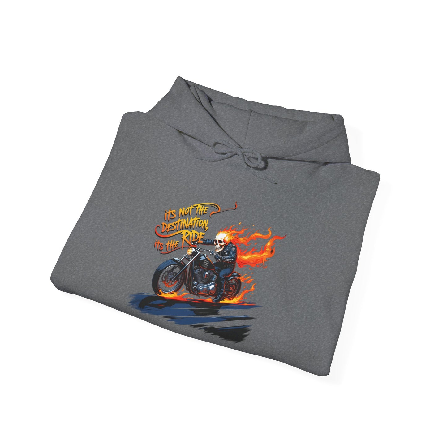 Motorcycle Inspired Apparel - Biker Spirit Hoodie - "It's Not the Destination, It's the Ride" Biker Hoodie