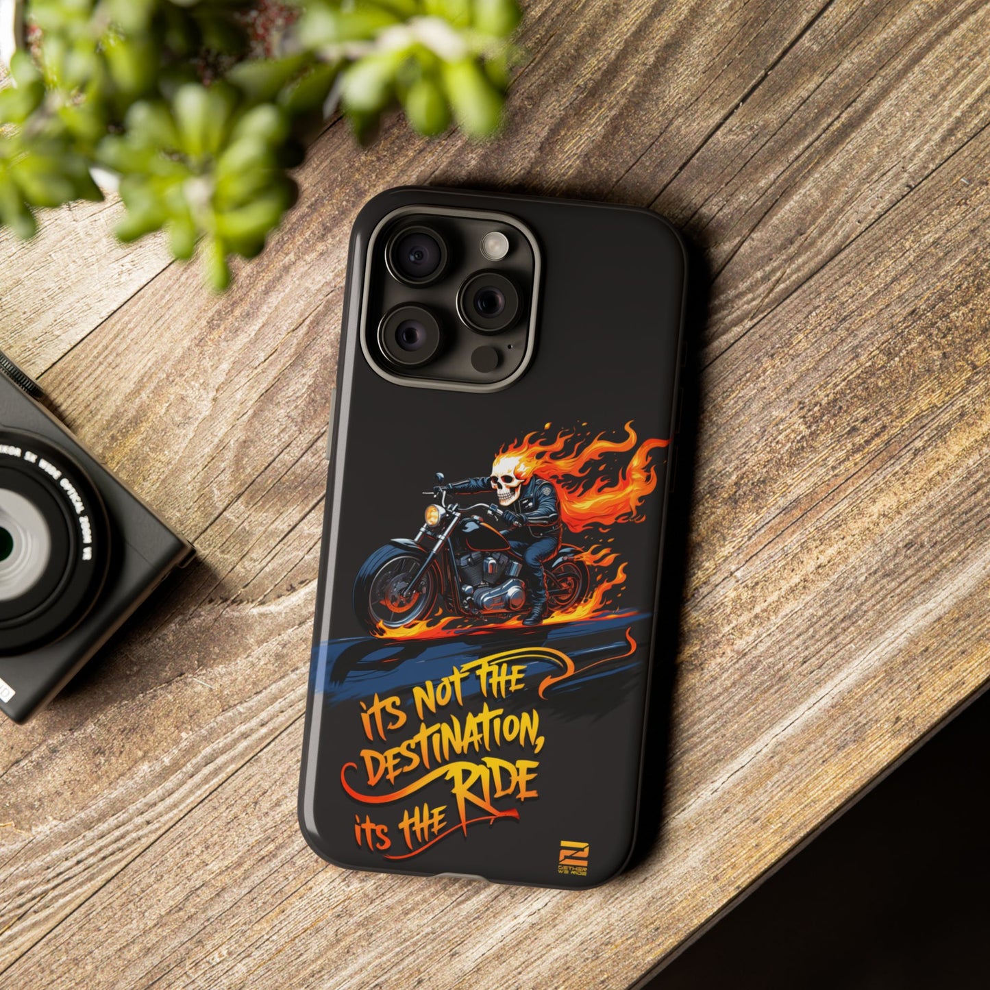 Motorcycle Rider Phone Case - "It's Not The Destination, It's The Ride"