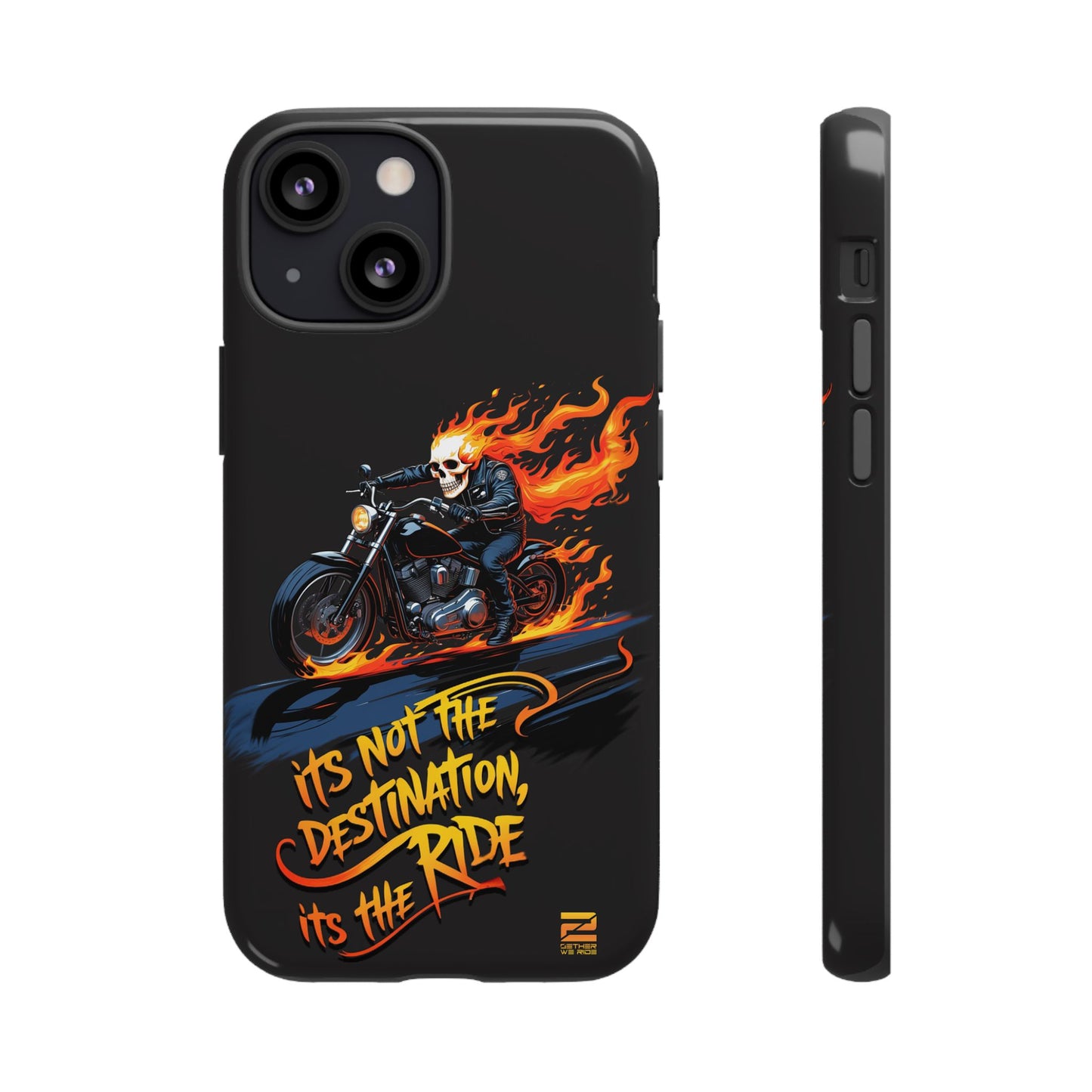 Motorcycle Rider Phone Case - "It's Not The Destination, It's The Ride"
