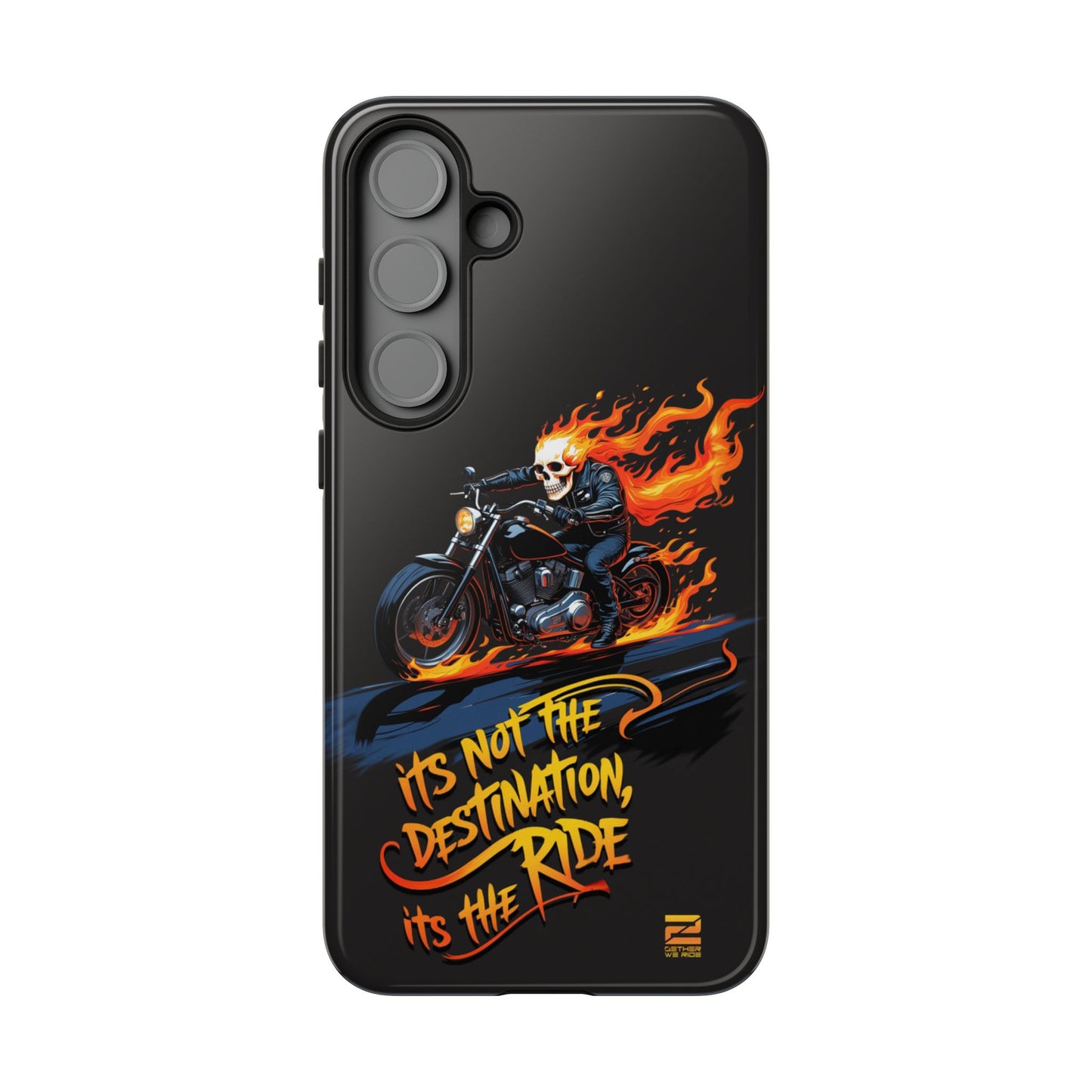 Motorcycle Rider Phone Case - "It's Not The Destination, It's The Ride"