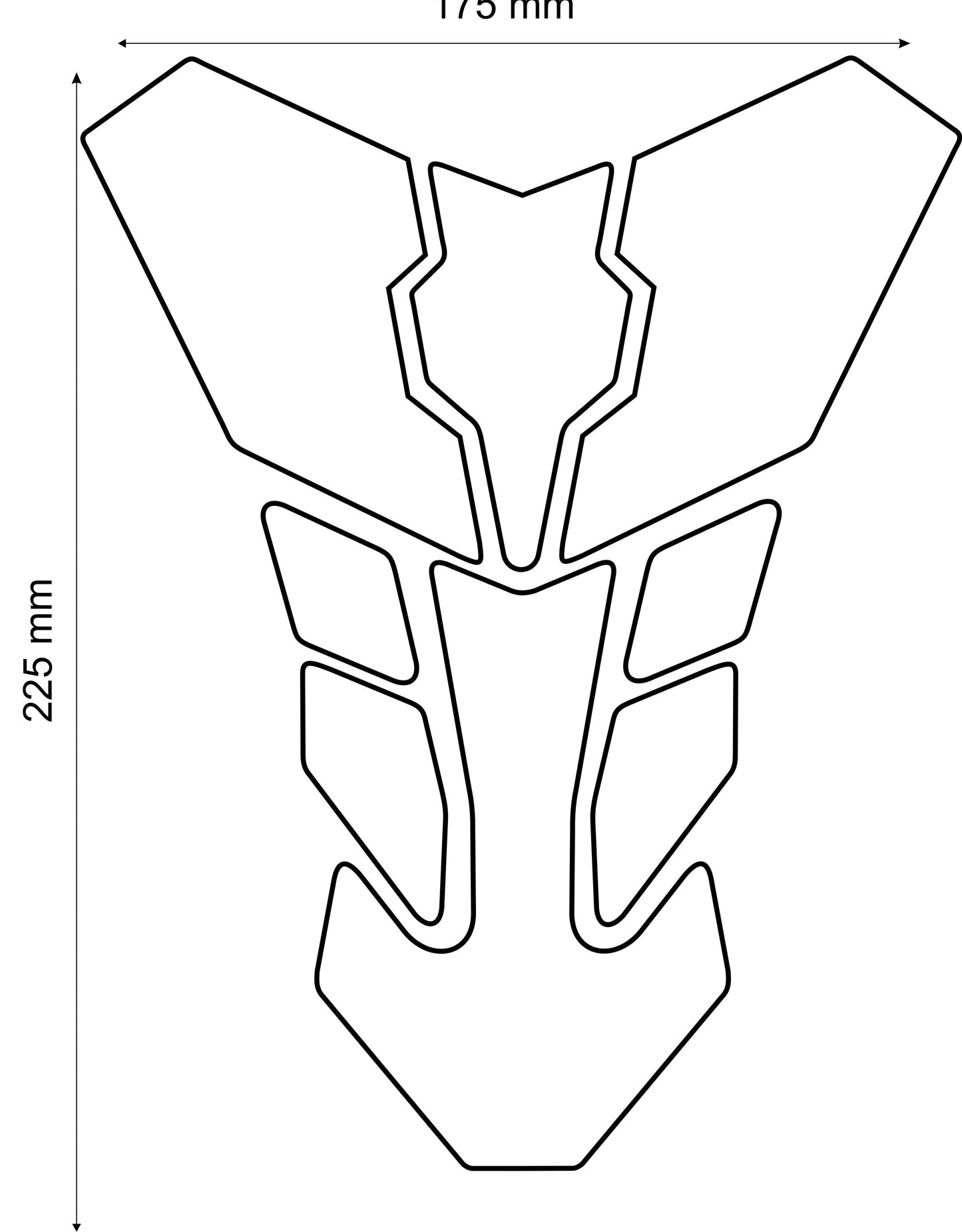 Suzuki Tank Pad - Suzuki Yellow, Black and Chrome Transformer Tank Pad Protector. Fits 1990 - 2023 models.