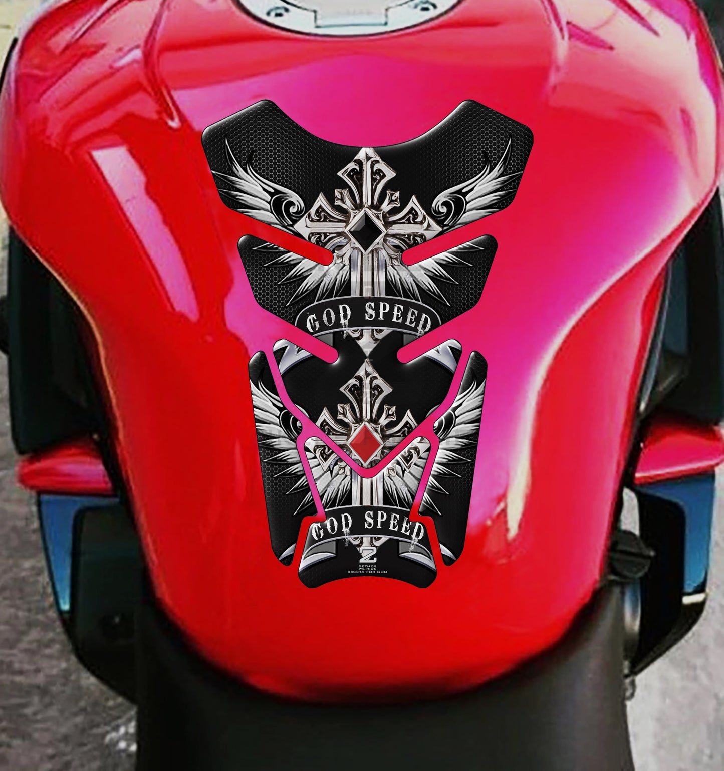 Aprilia Tank Pad,
BMW Tank Pad,
Ducati Tank Pad,
Honda Tank Pad,
Kawasaki Tank Pad,
KTM Tank Pad,
MV Agusta Tank Pad,
Suzuki Tank Pad,
Triumph Tank Pad,
Yamaha Tank Pad,
Street Tank Pads,
Aprilia Tank Pad,
Religious tank pad,